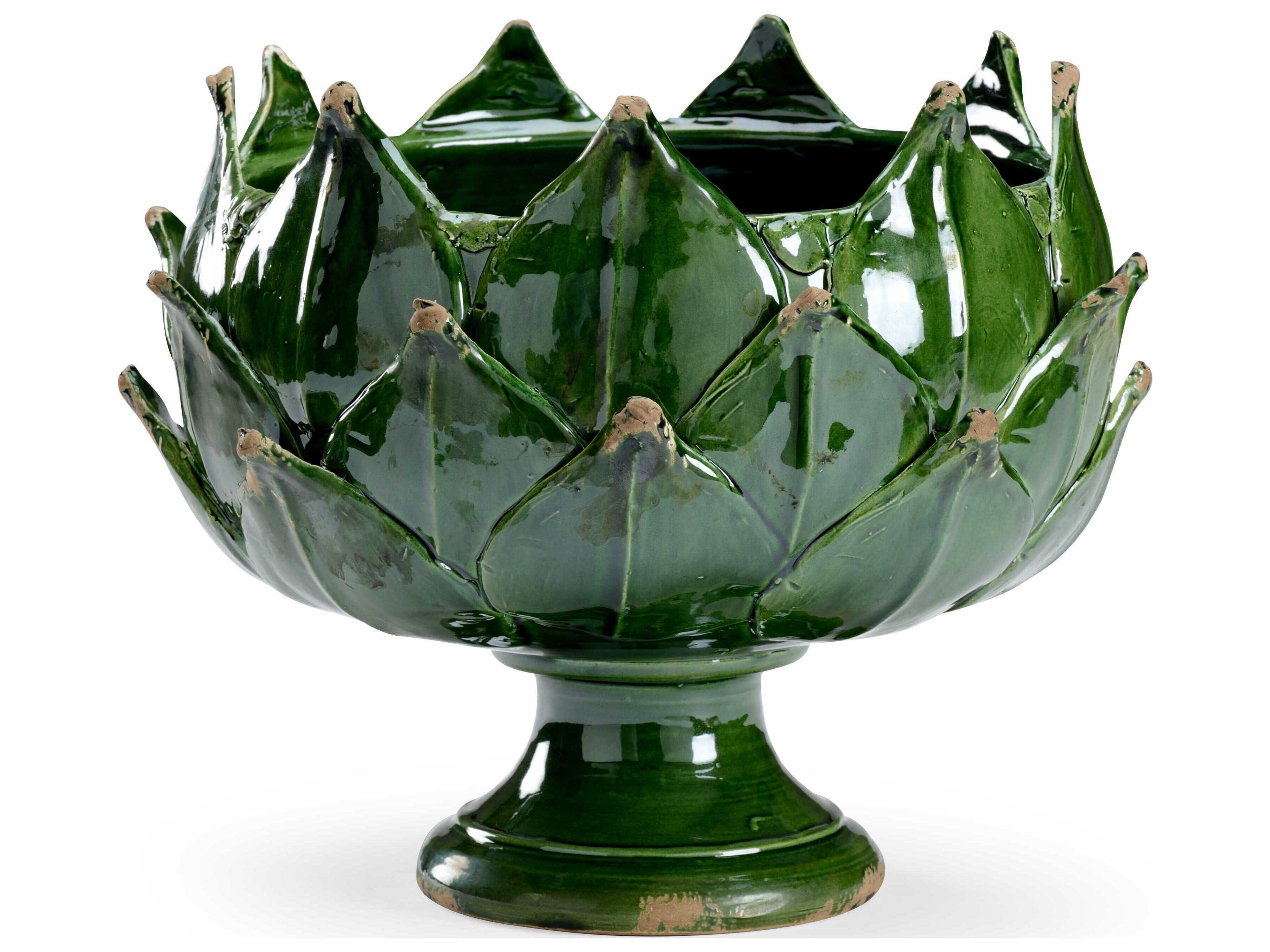 Green Leaf Vase