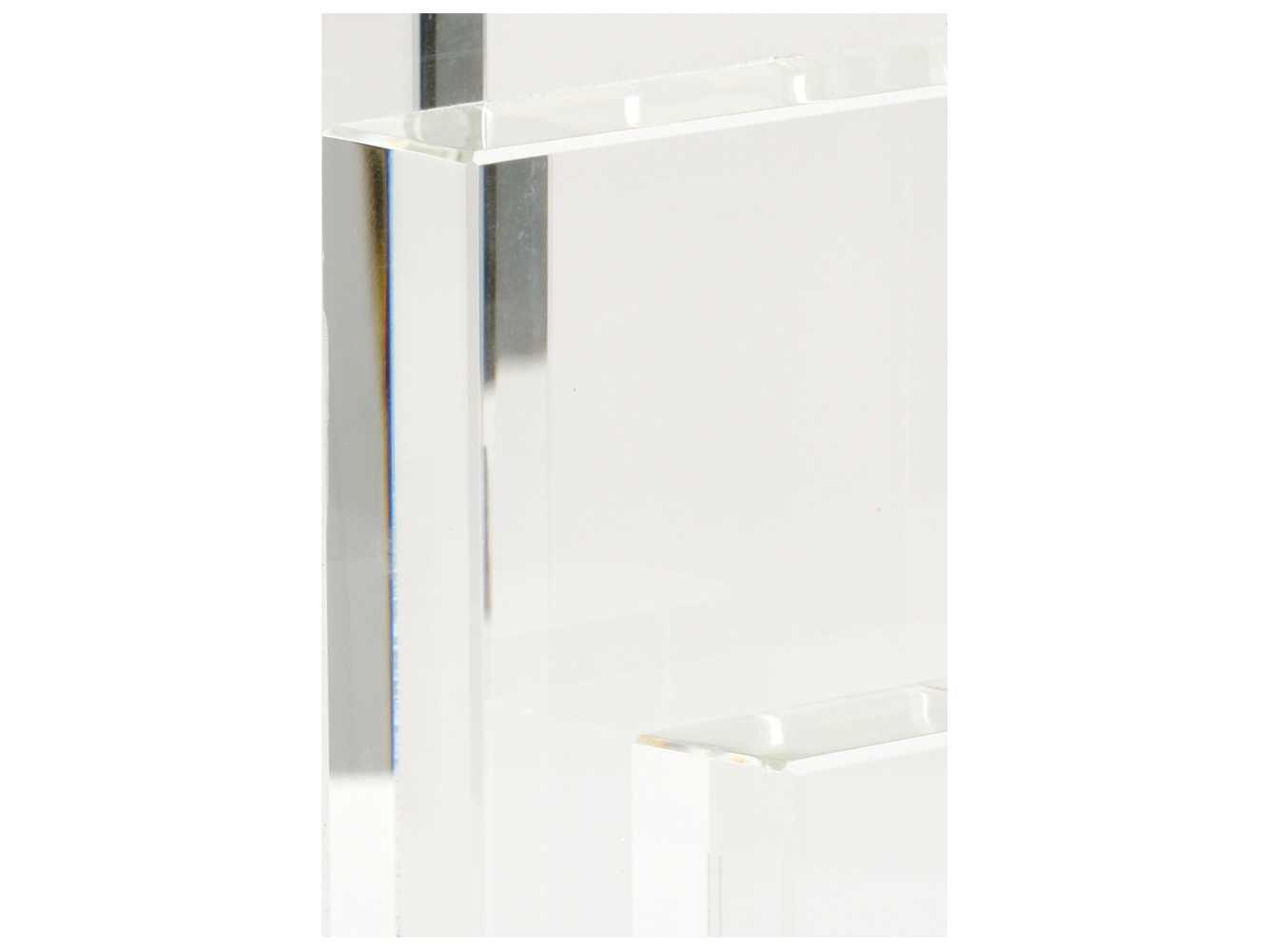 Chelsea House Clear Crystal Bookends