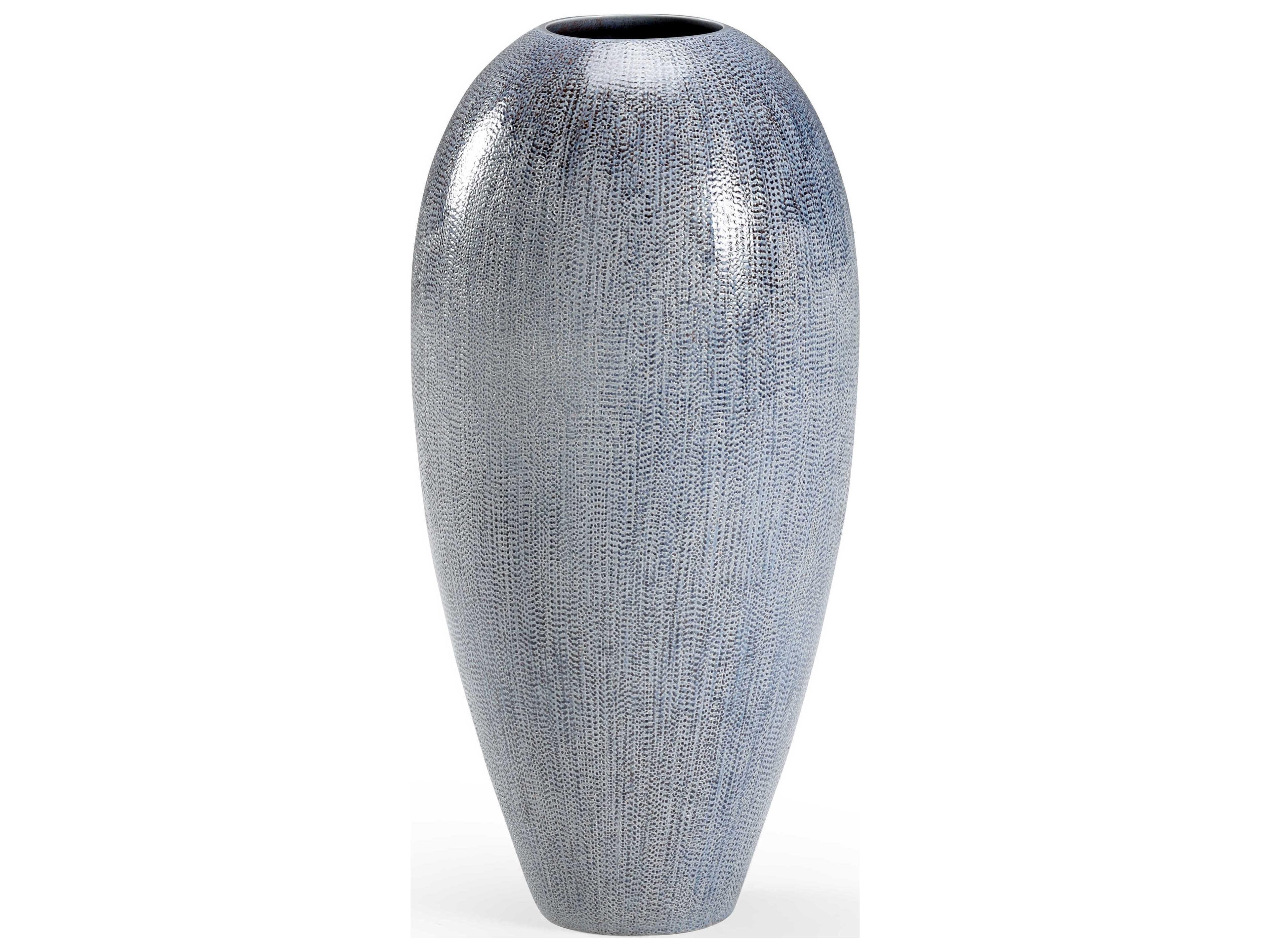 Chelsea House Tall Granger Vase - Blue