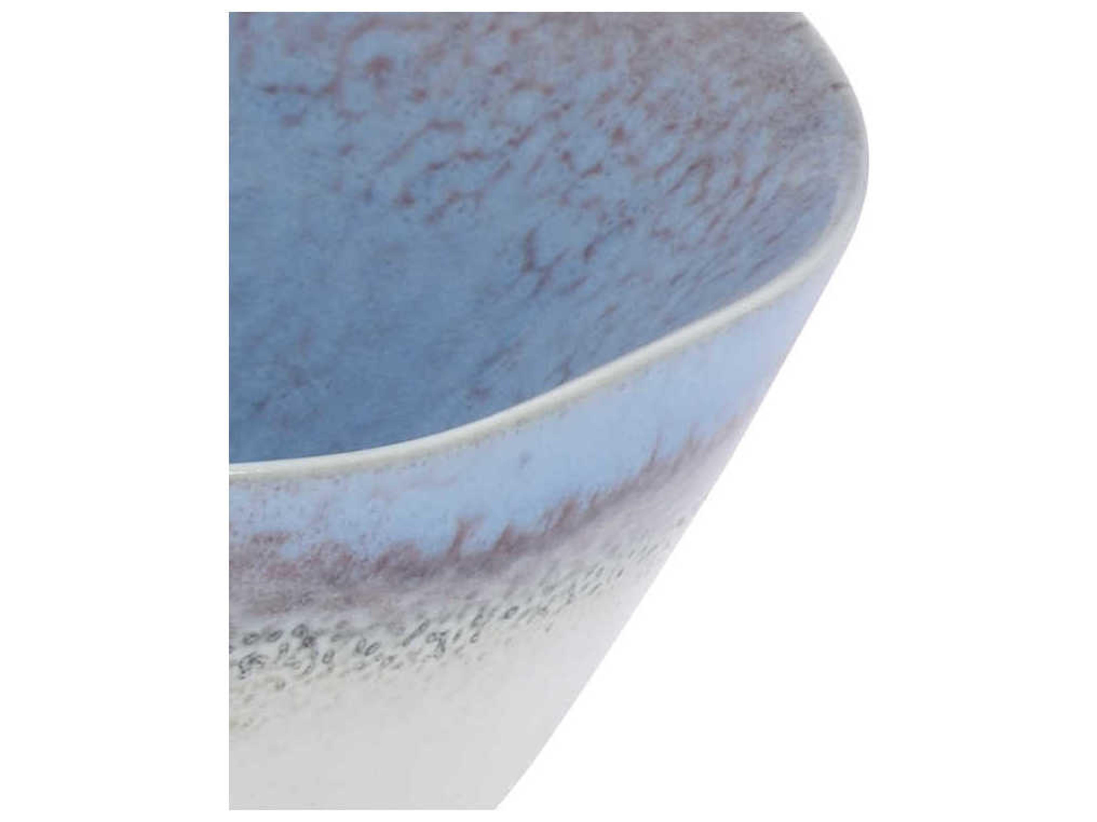 Chelsea House Off White / Blue Purple Glaze Decorative Plate