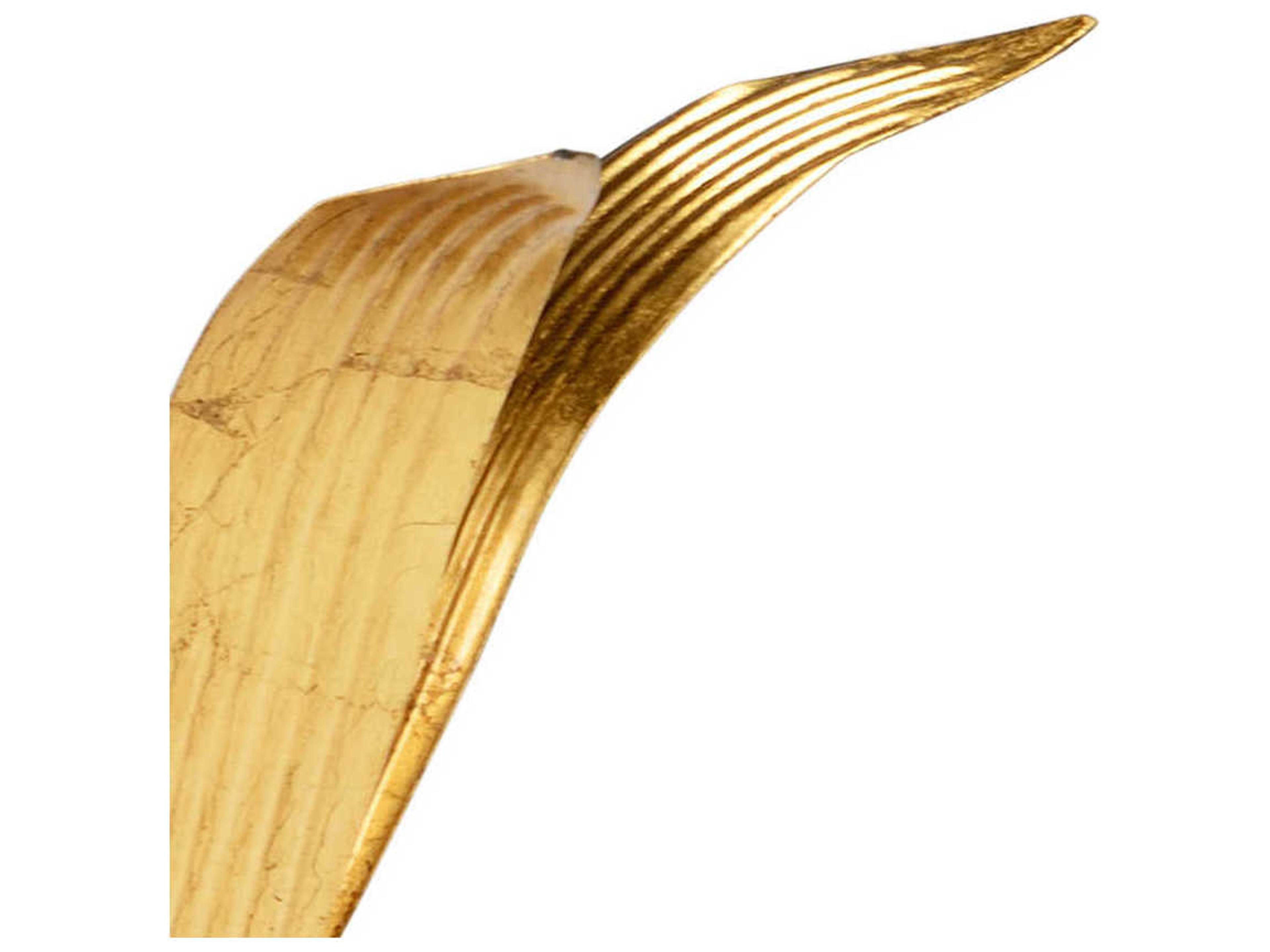 Chelsea House Antique Gold / White Glaze 20" High Sculpture