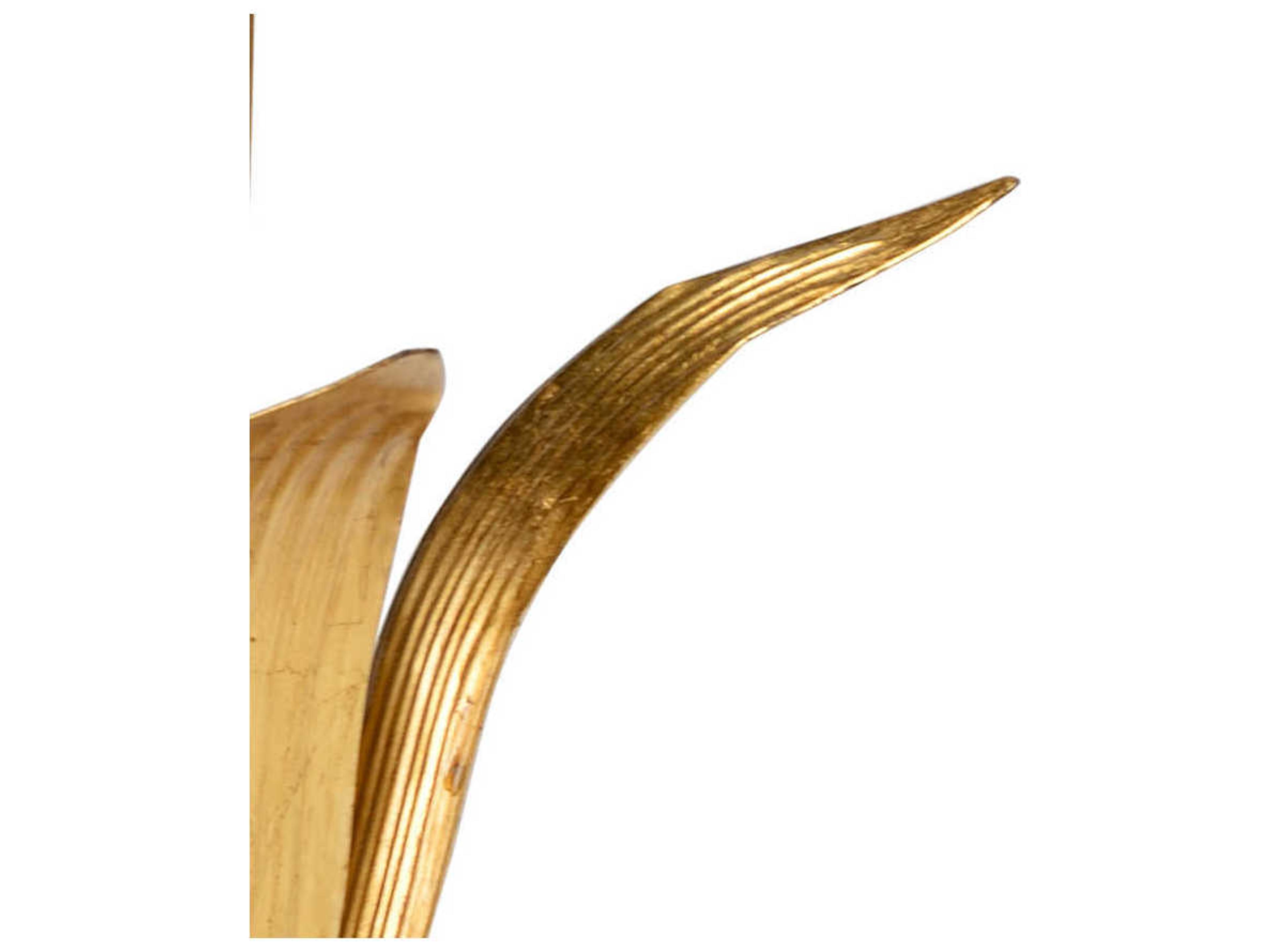 Chelsea House Antique Gold / White Glaze 26" High Sculpture