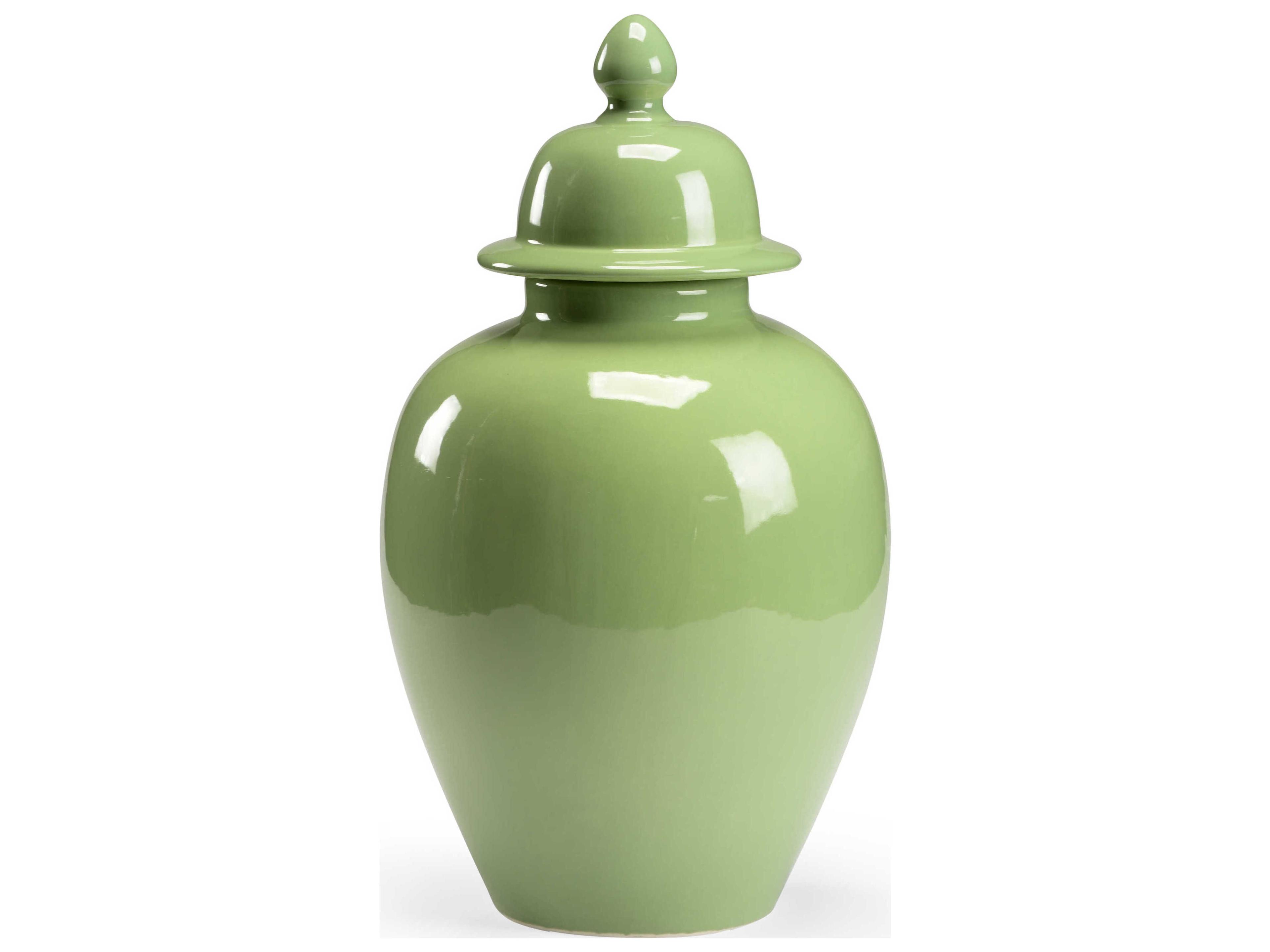 Chelsea House Landis Covered Vase - Green