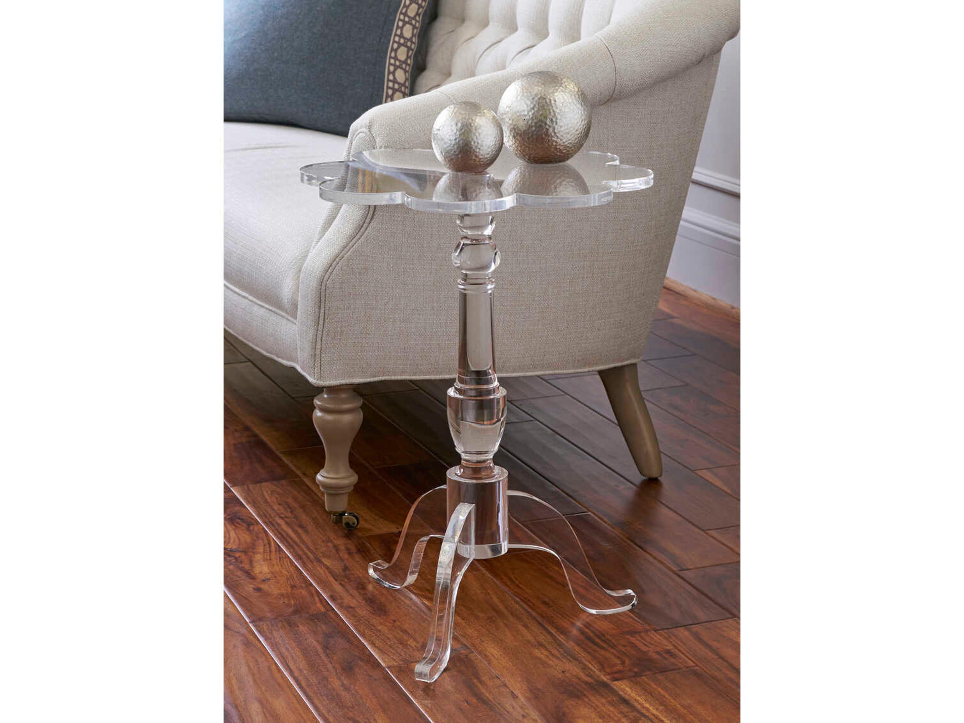Chelsea House Plastic Clear End Table