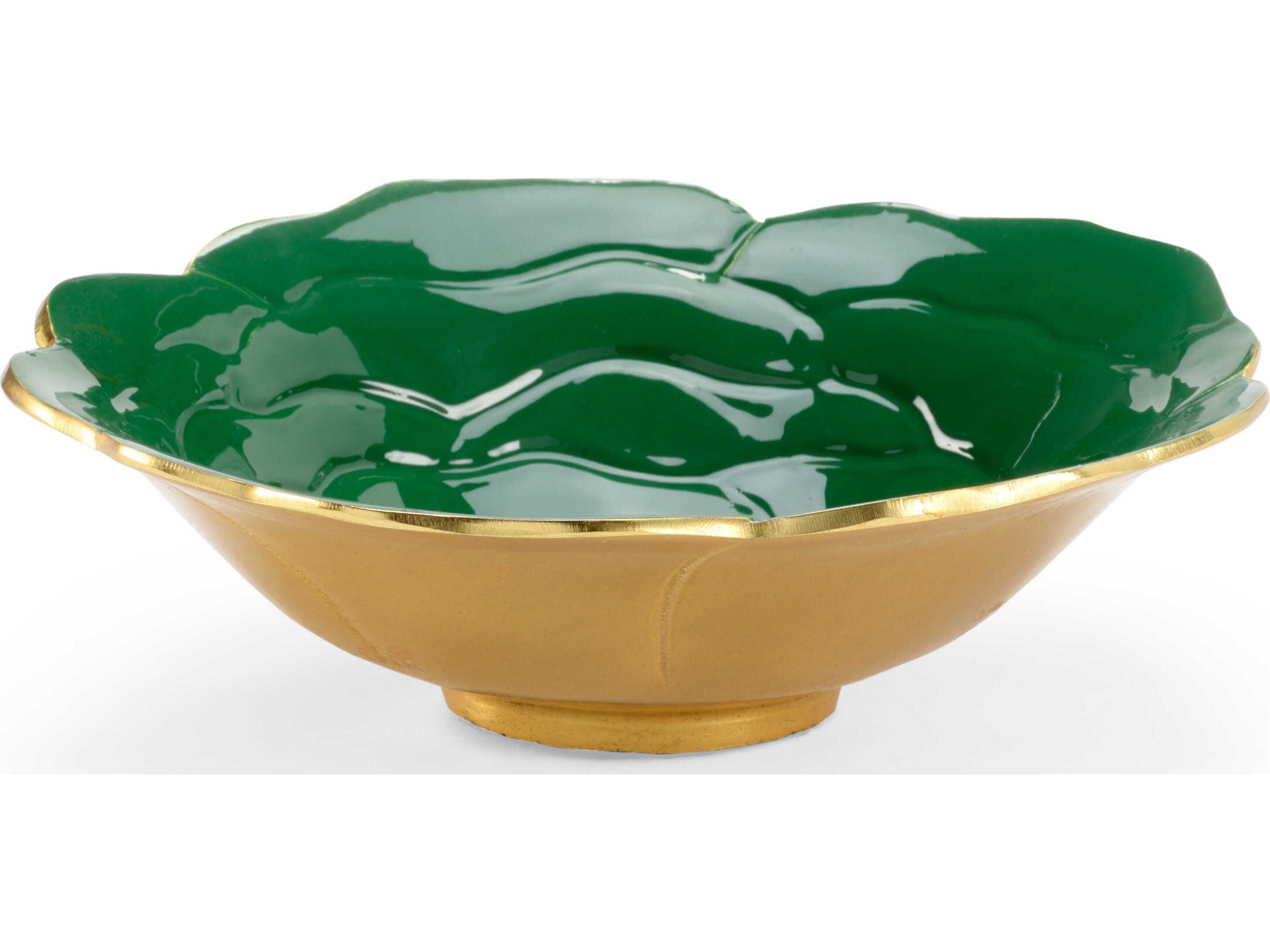 Chelsea House Green Enameled Bowl