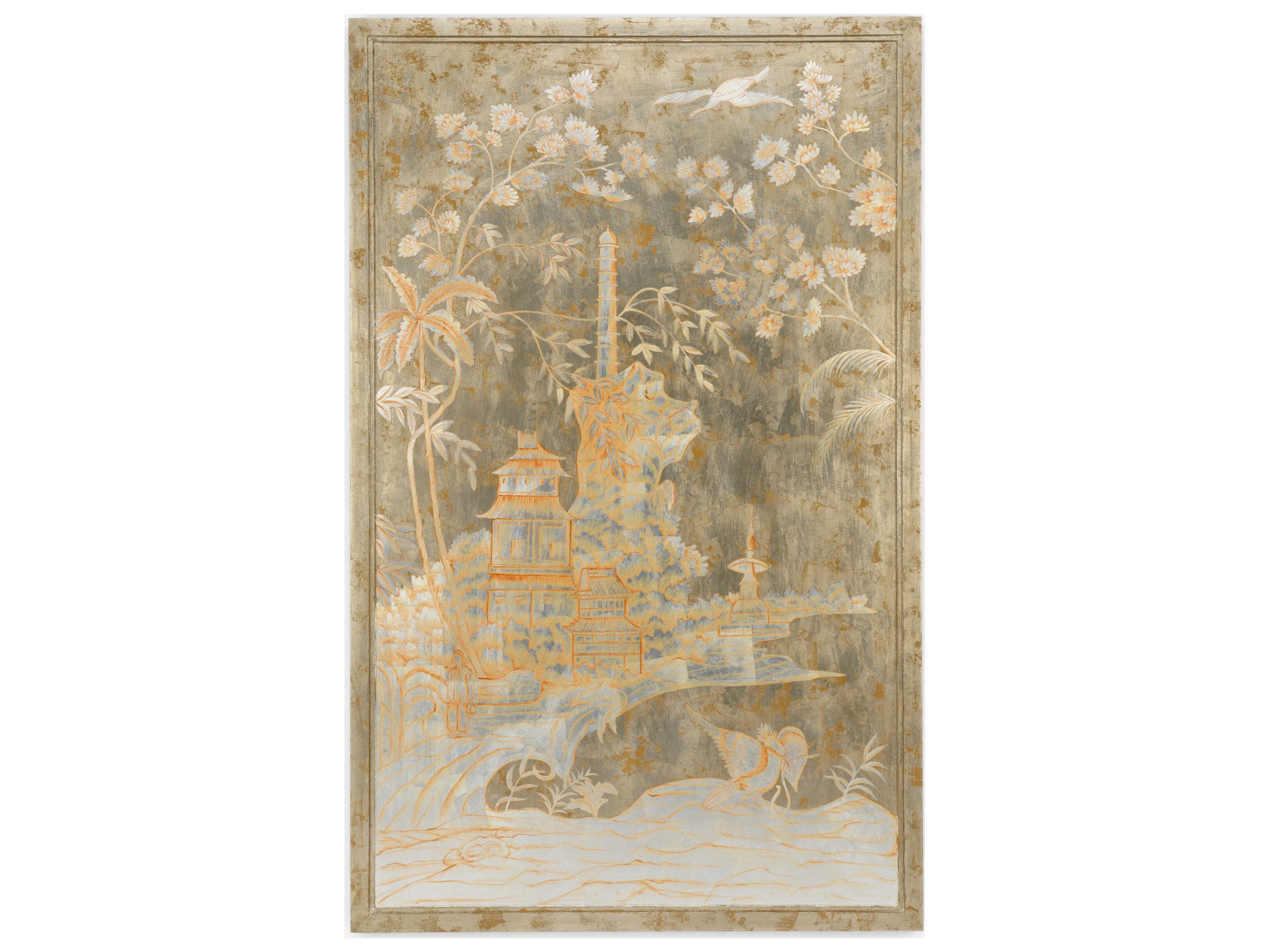 Chelsea House Jamie Merida Chinoiserie Panel - Left