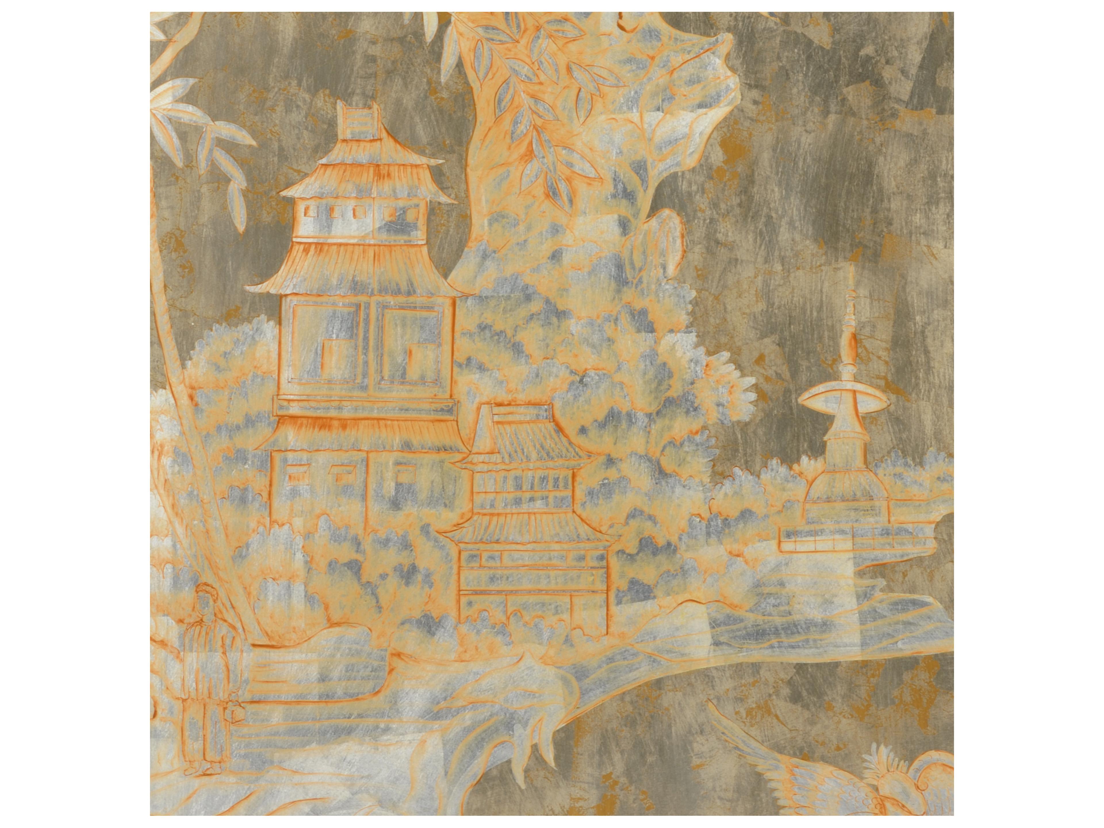 Chelsea House Jamie Merida Chinoiserie Panel - Left