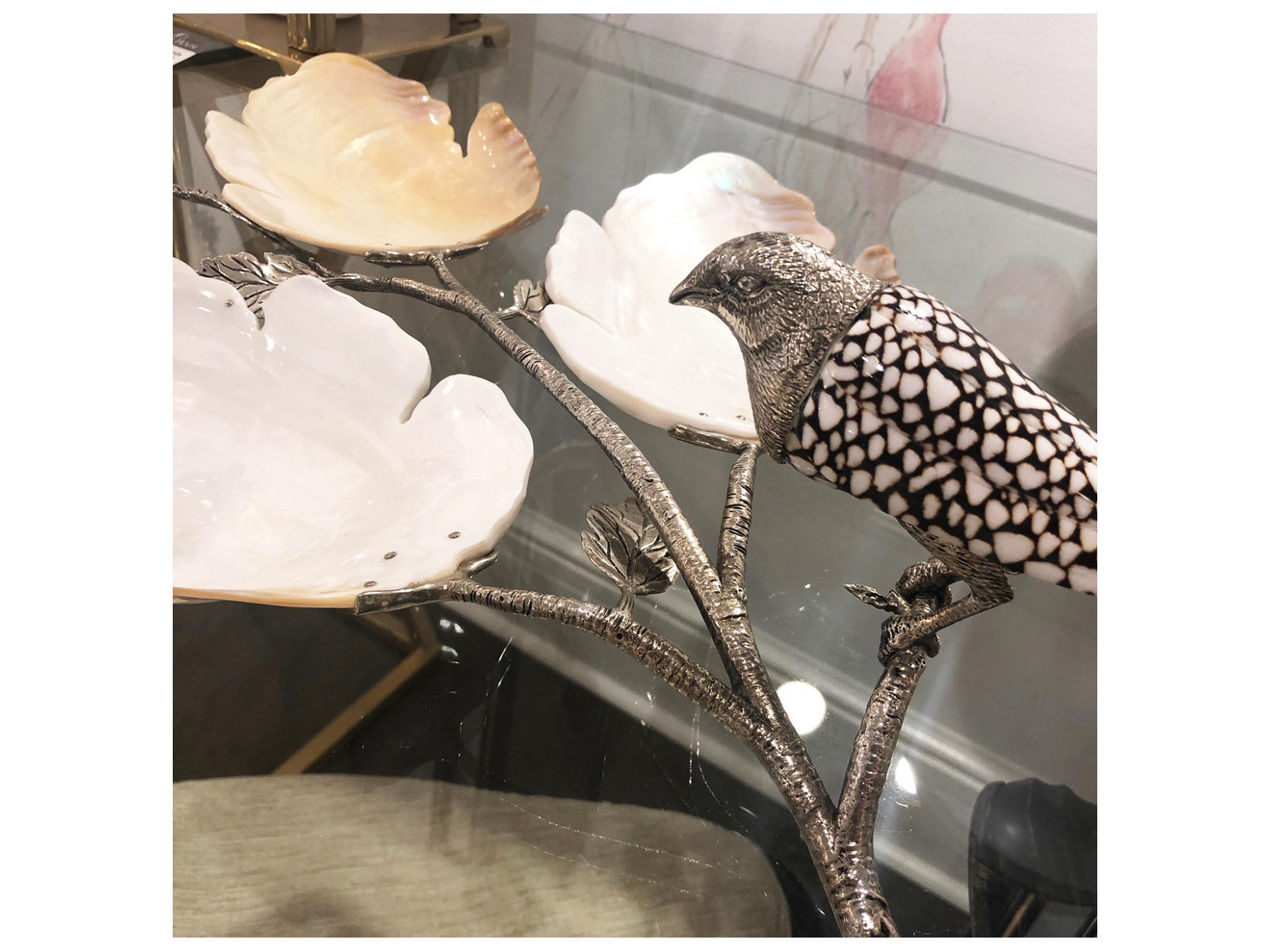 Chelsea House Bird And Shell Tray