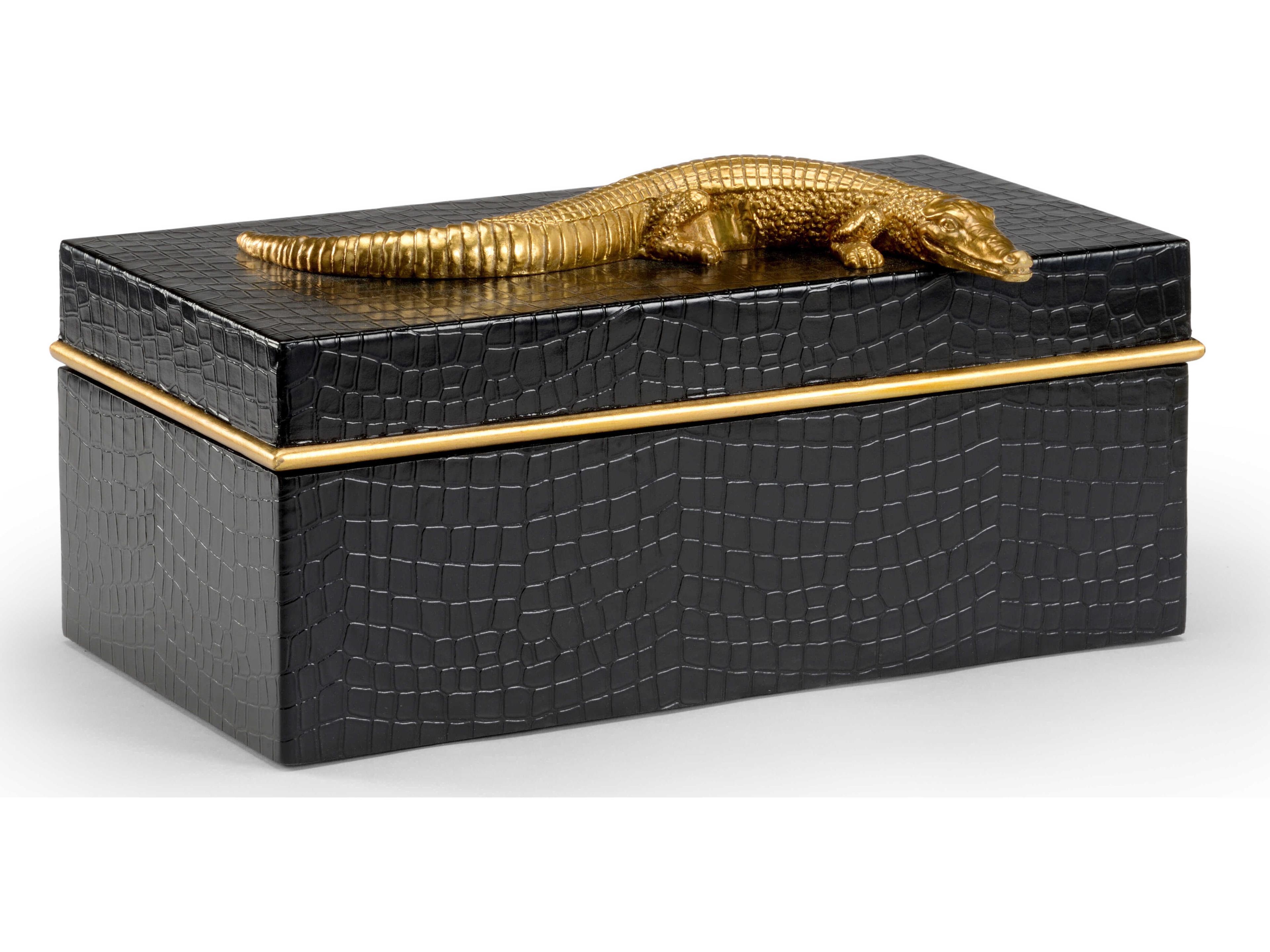 Chelsea House Alligator Box - Black