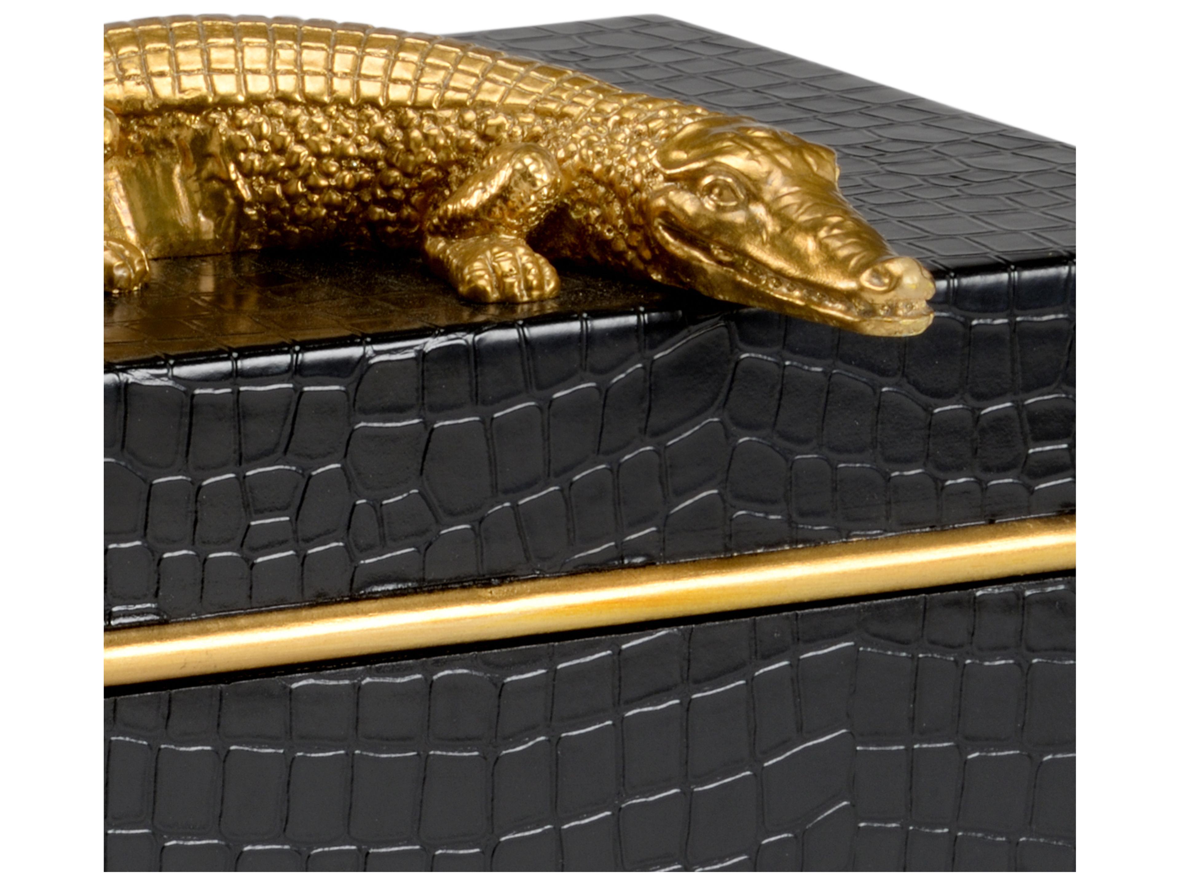 Chelsea House Alligator Box - Black