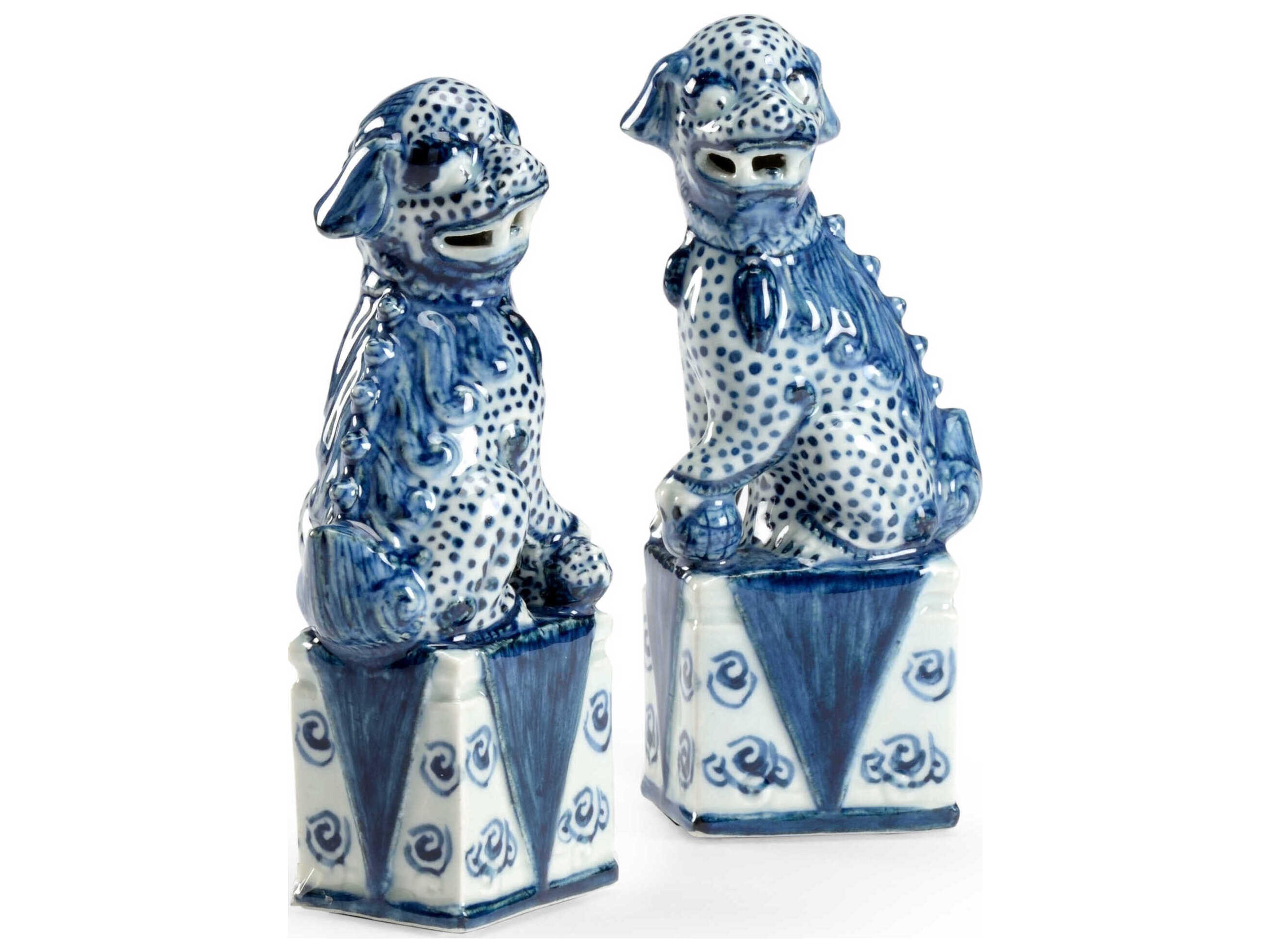 Chelsea House Blue And White Palace Dogs