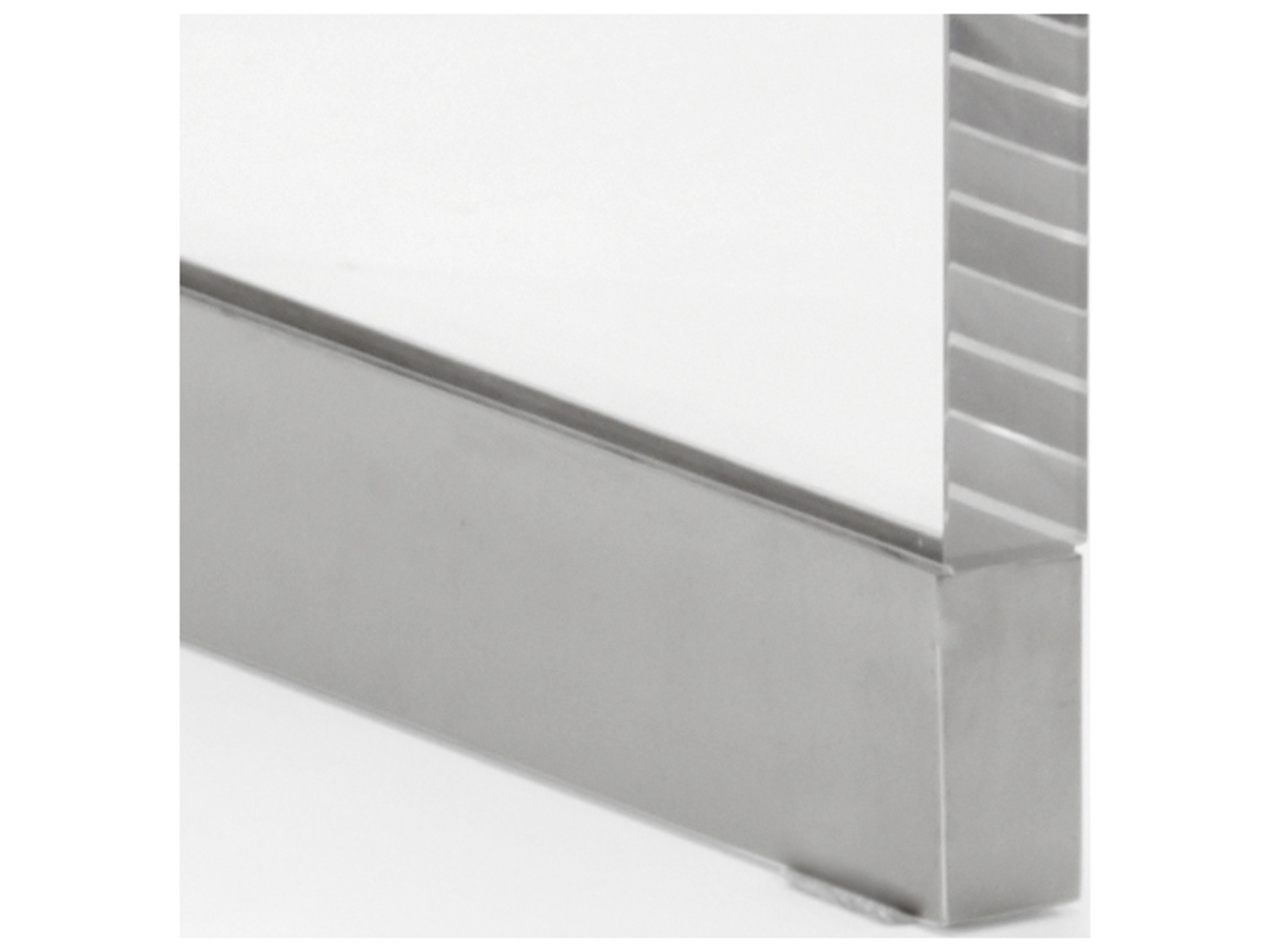 Chelsea House Waterfall Rectangular Acrylic Clear Coffee Table