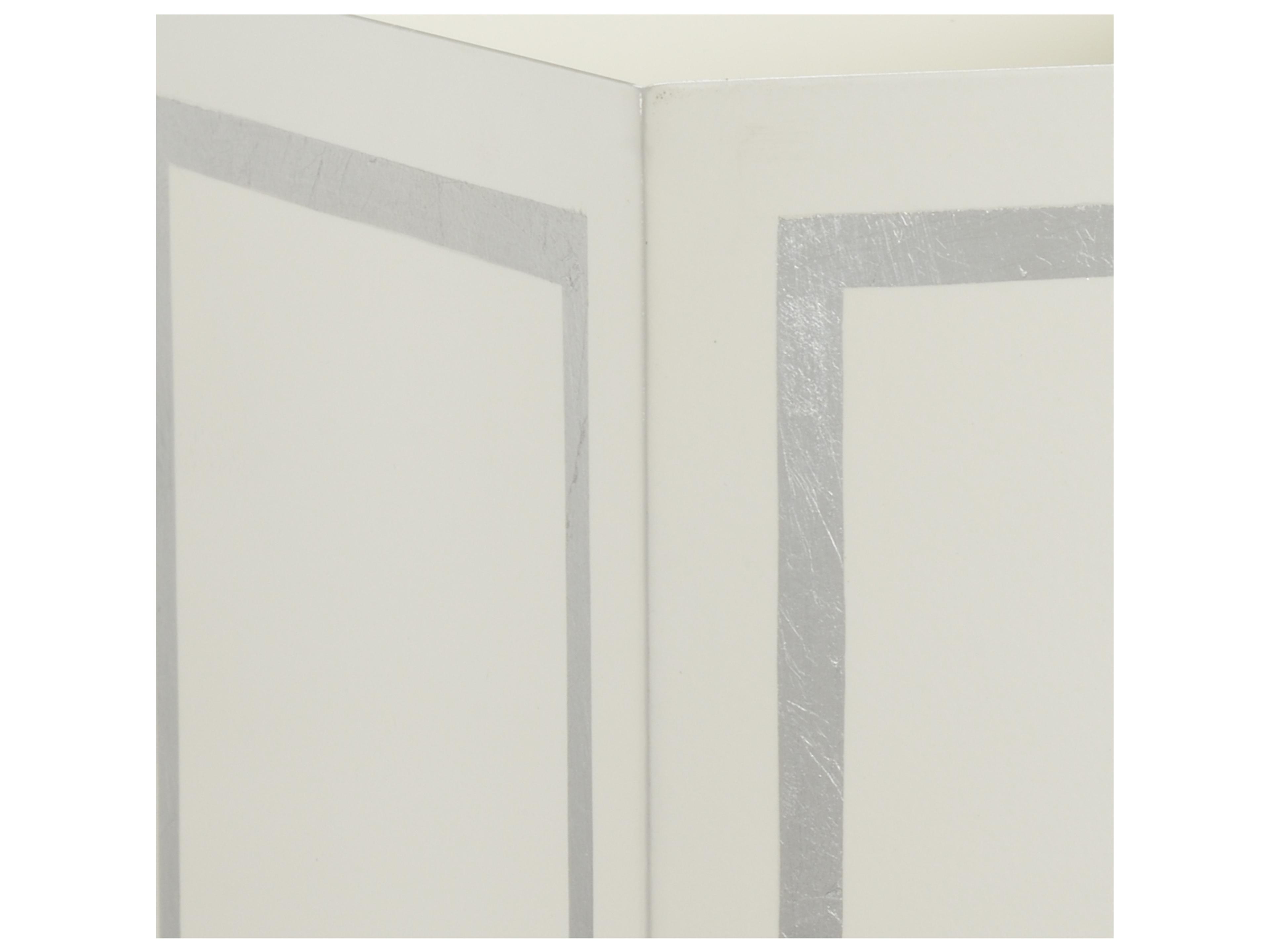 Chelsea House Claire Bell Ibiza Wastebasket - Silver