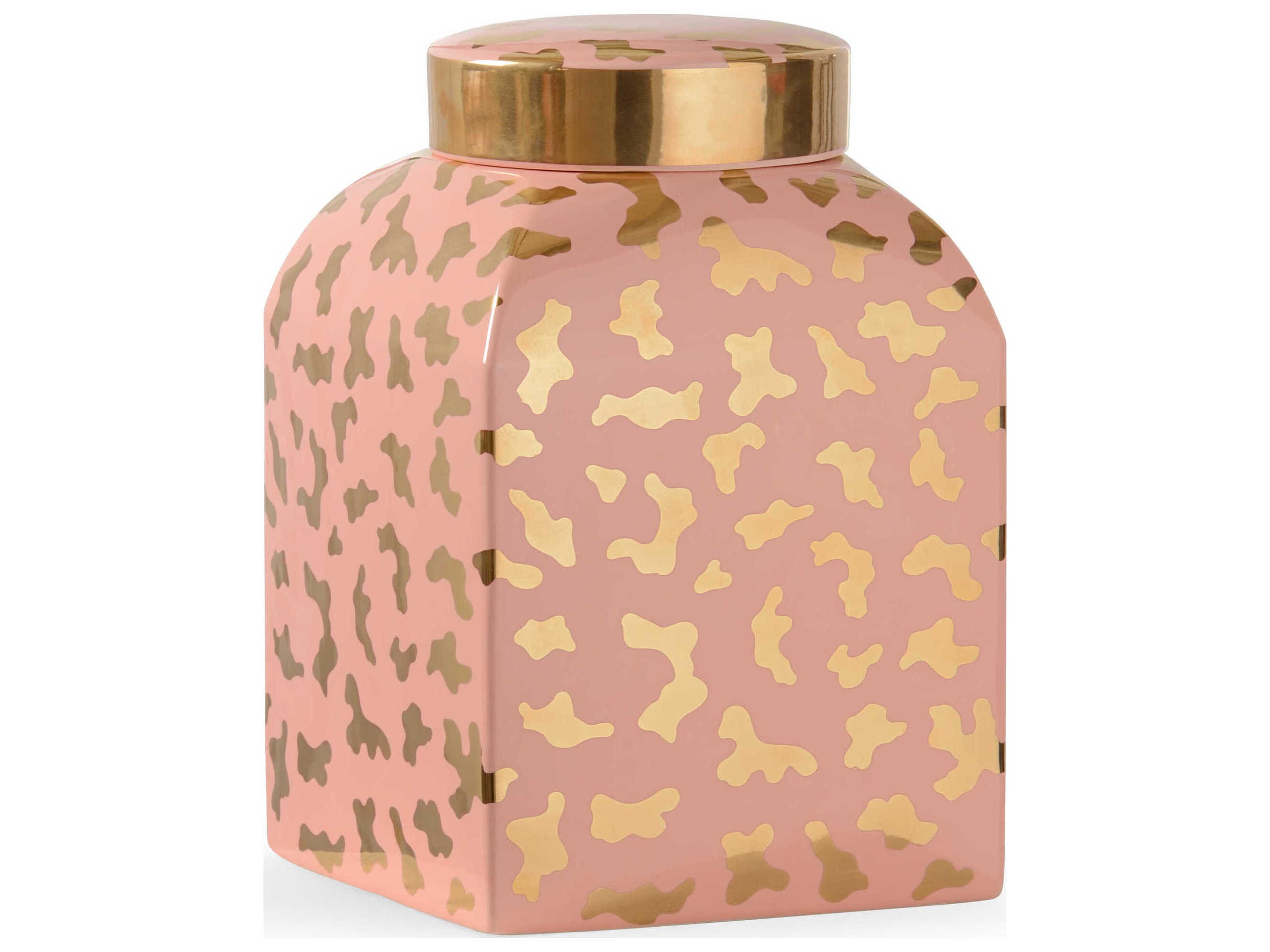 Chelsea House Shayla Copas Jungle Ginger Jar - Coral