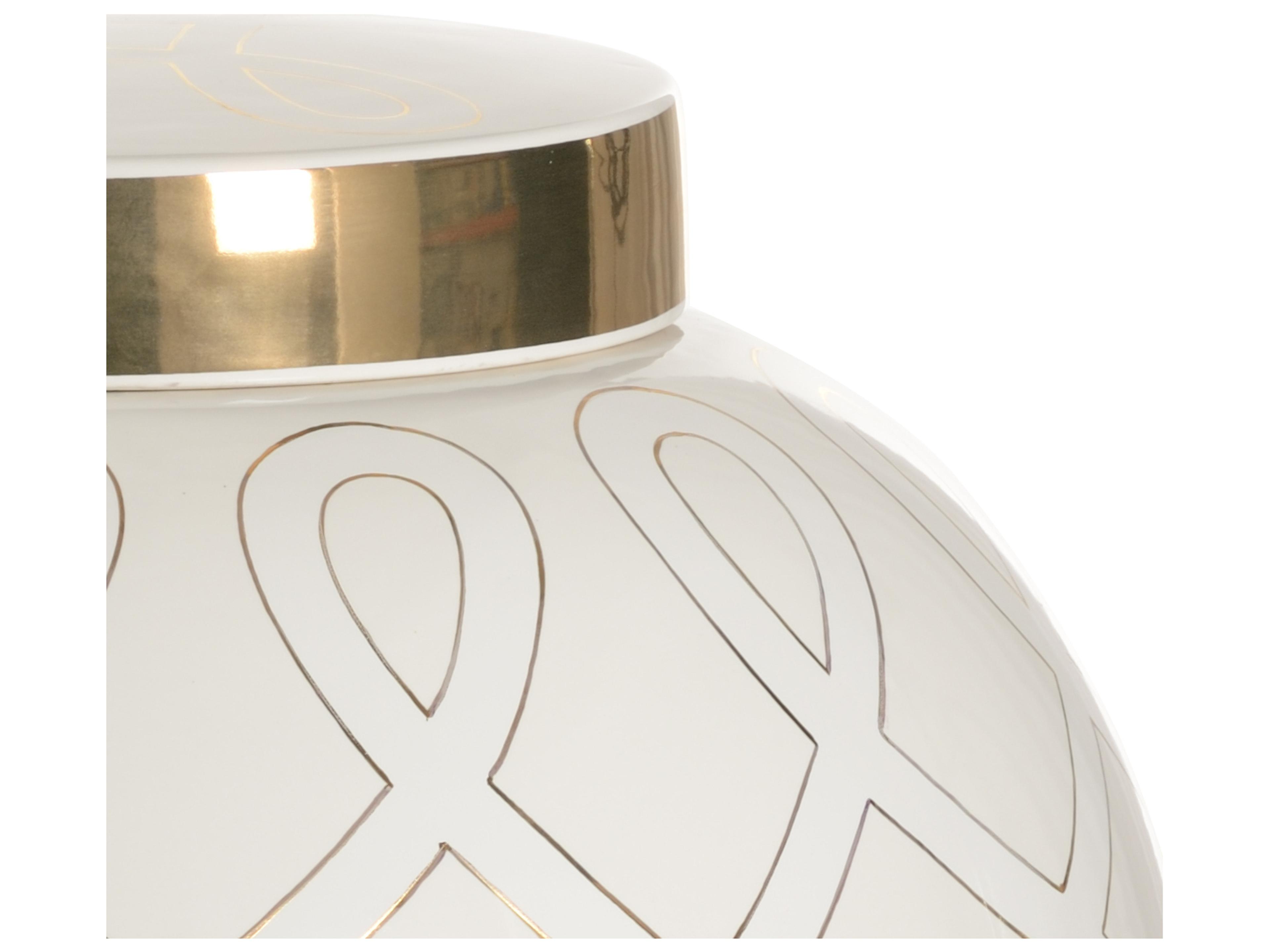 Chelsea House Shayla Copas Sarah Ginger Jar - White