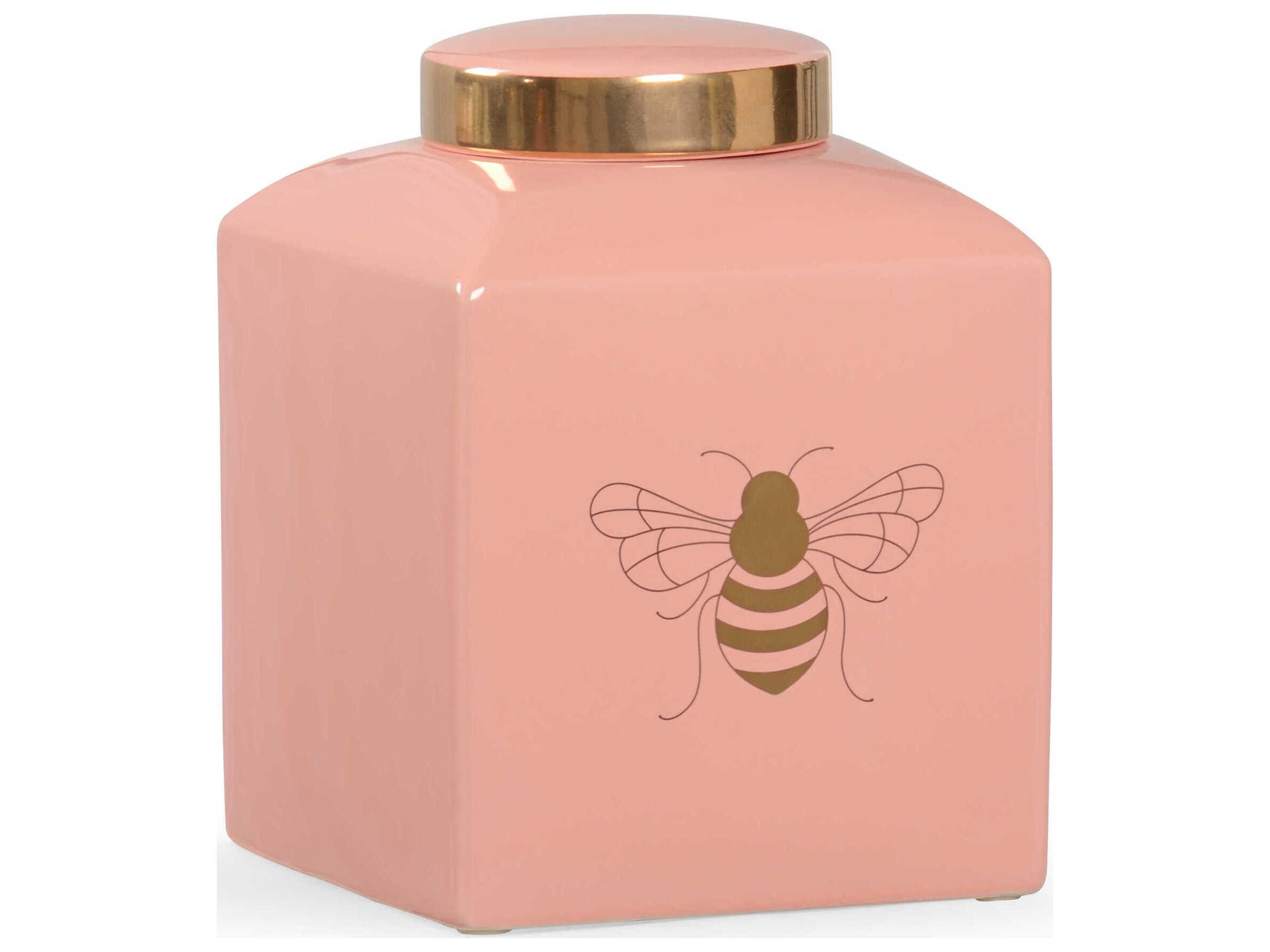 Shayla Copas Bee Gracious Ginger Jar - Coral