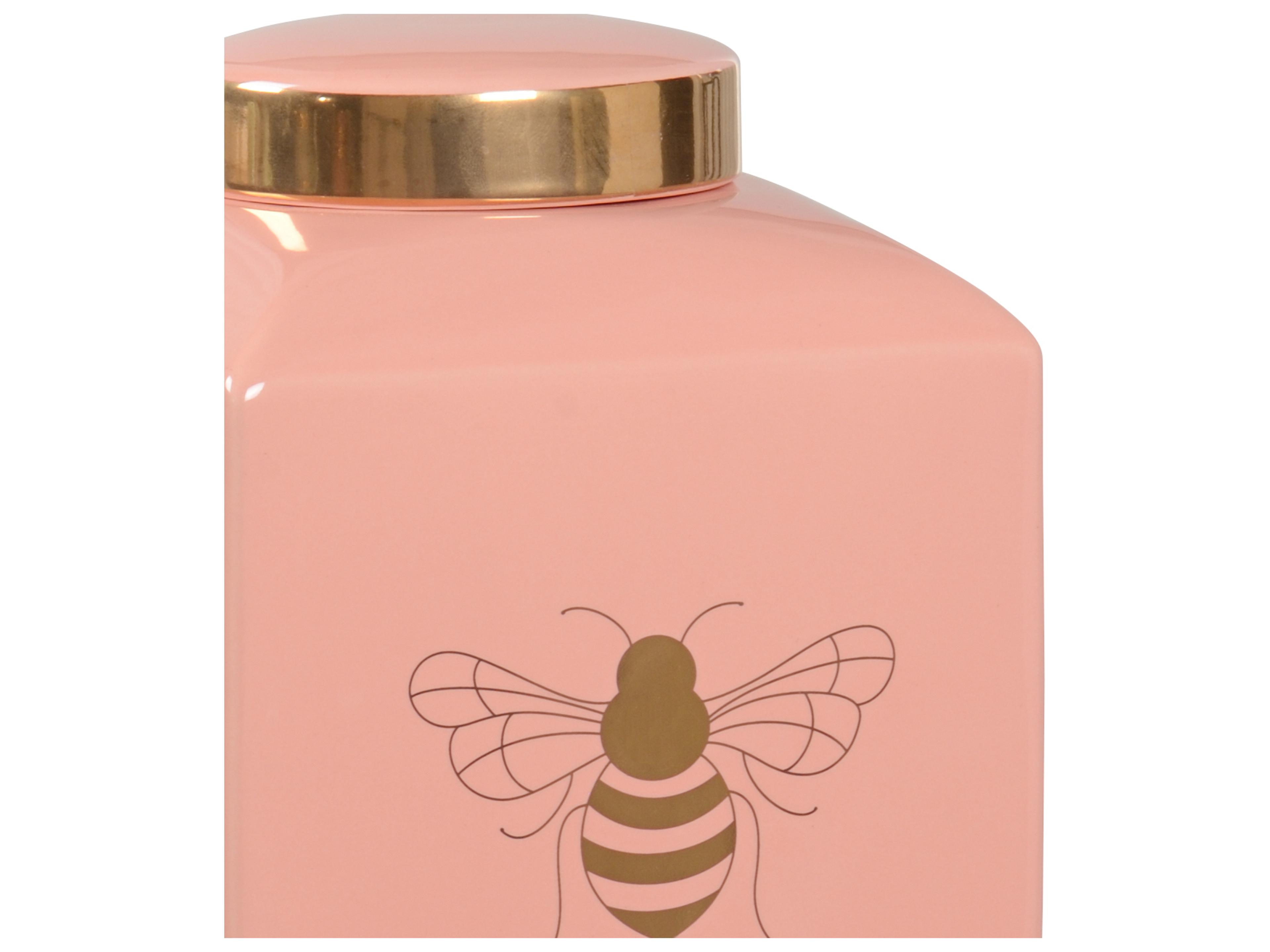 Chelsea House Shayla Copas Bee Gracious Ginger Jar - Coral
