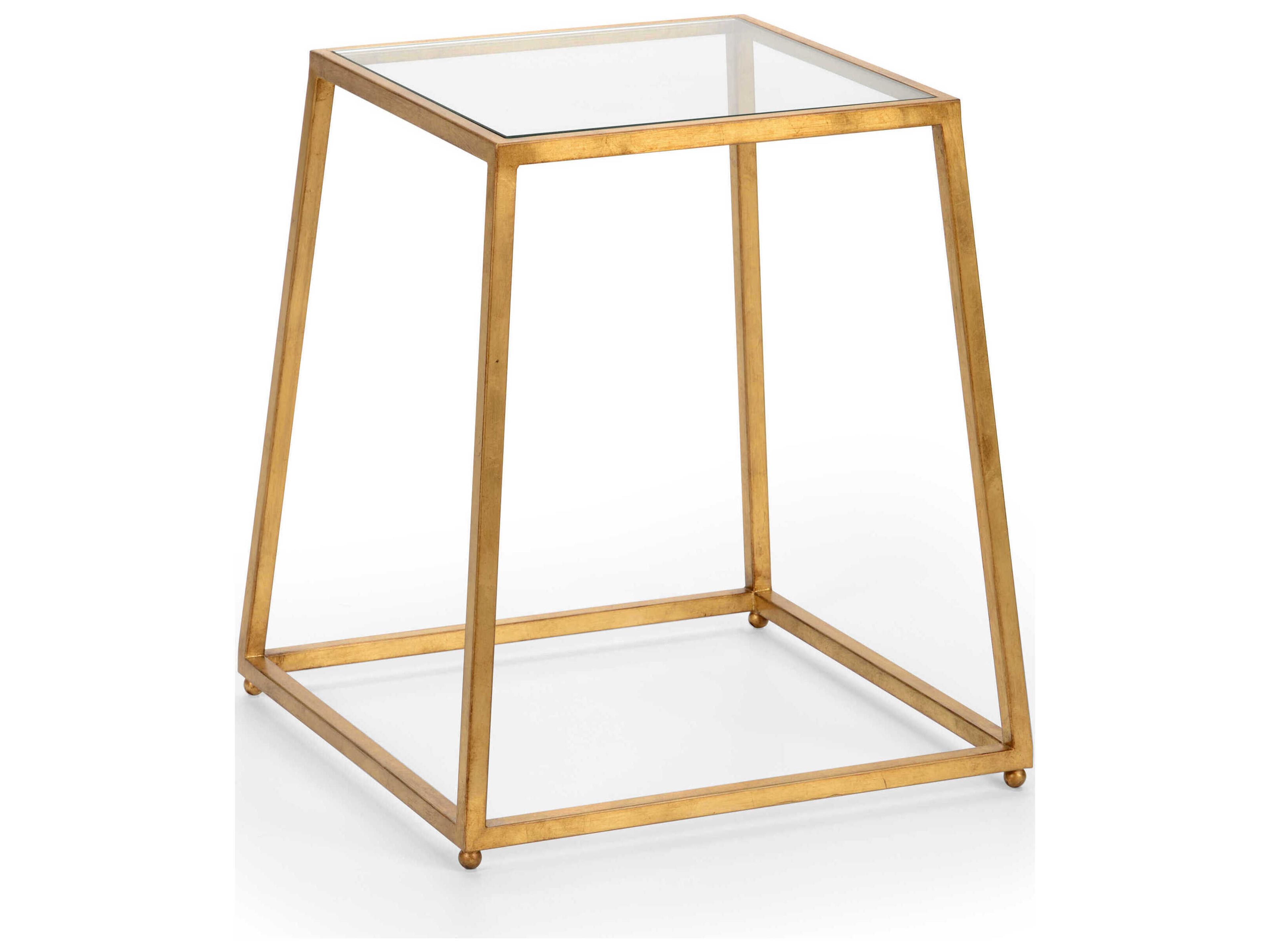 Chelsea House Jamie Merida Bauhaus Table - Gold