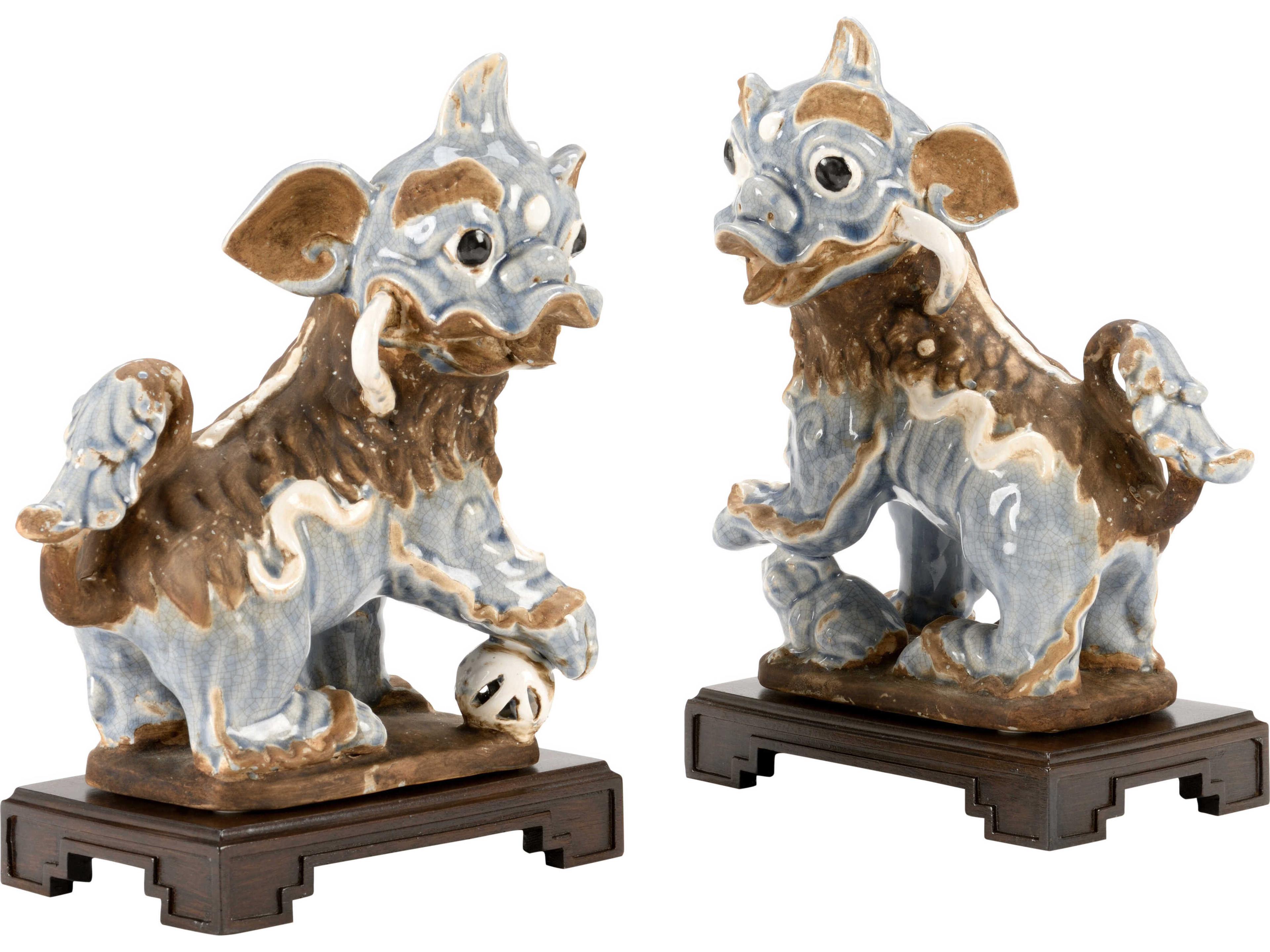 Bradshaw Orrell Chinese Dogs - Blue