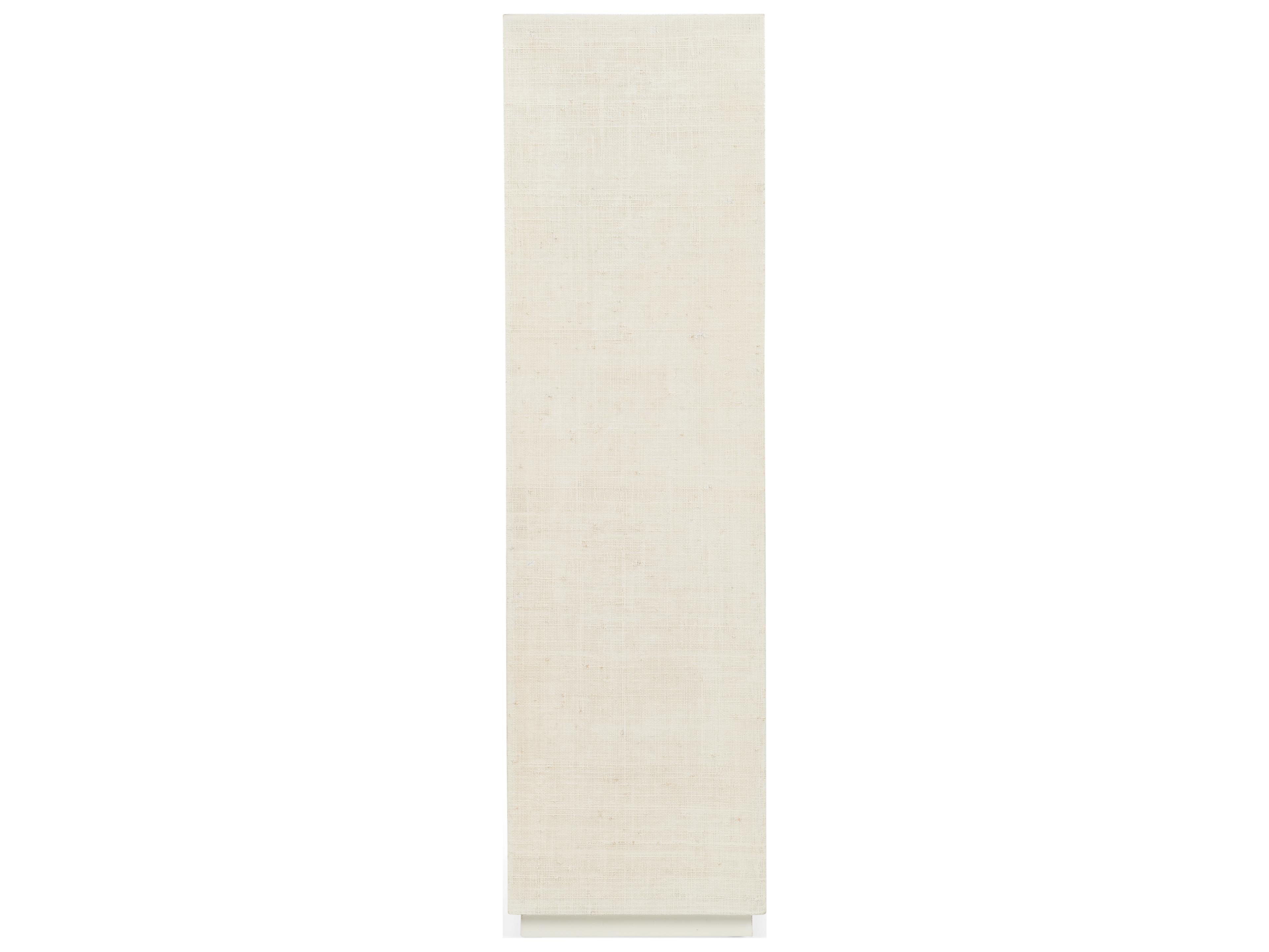 Chelsea House Jamie Merida Raffia Pedestal - White (Sm)
