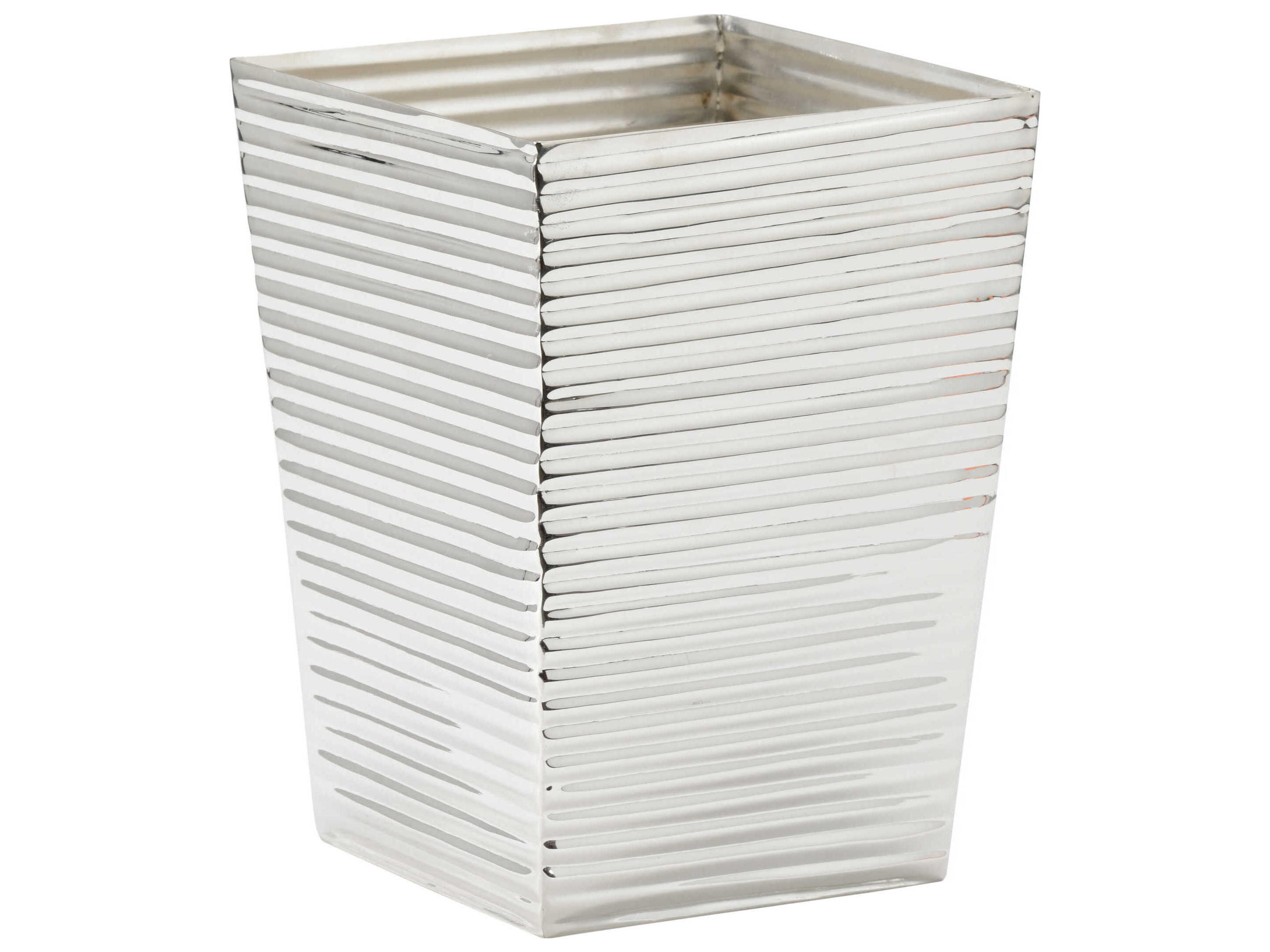 Chelsea House Silver Carson Wastebasket