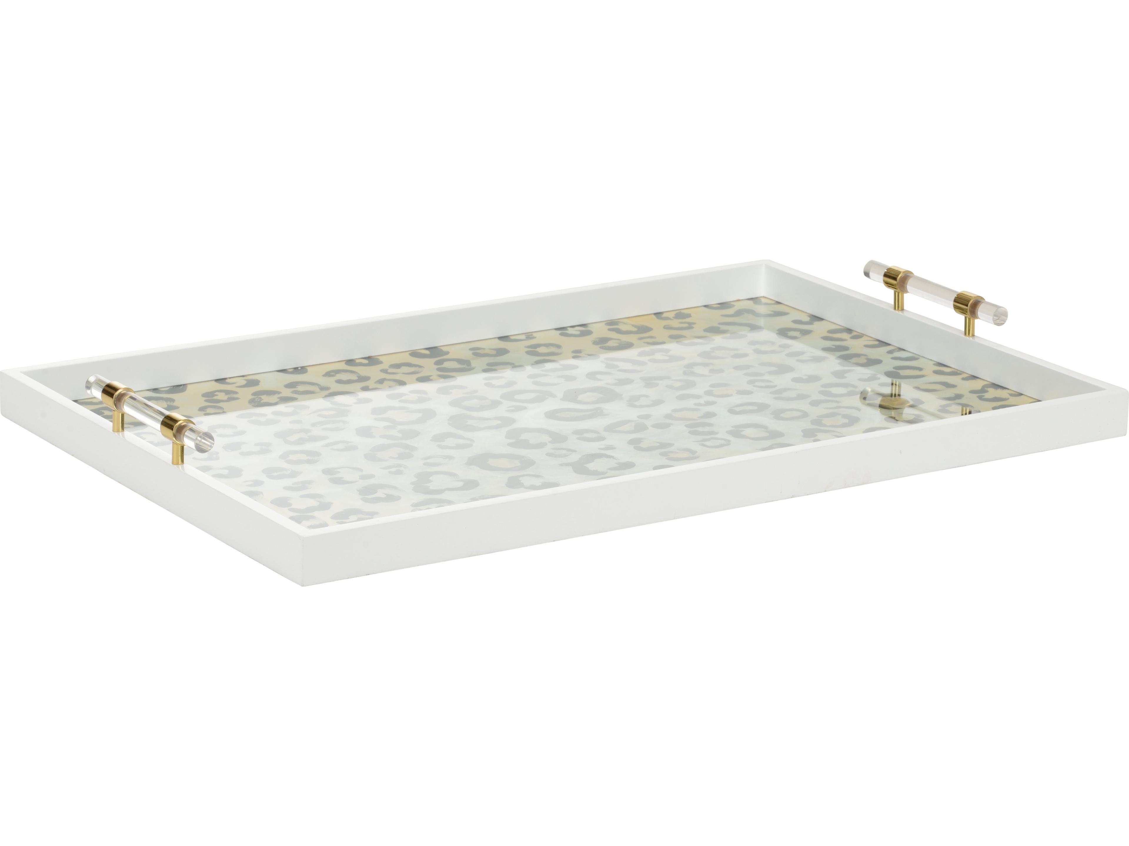 Chelsea House Elaine Burge Leopard Patterned Tray