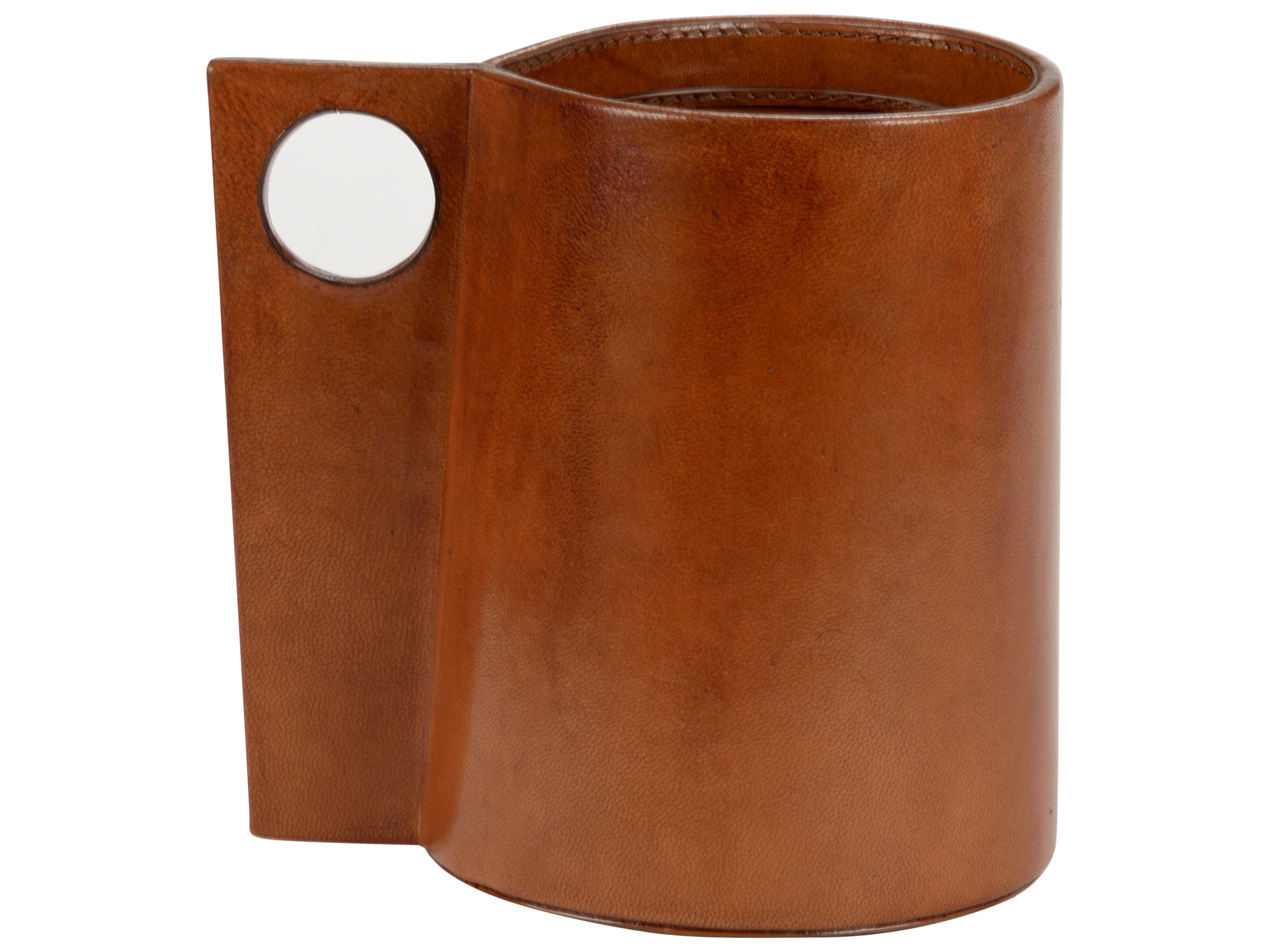 Chelsea House Leather Vase