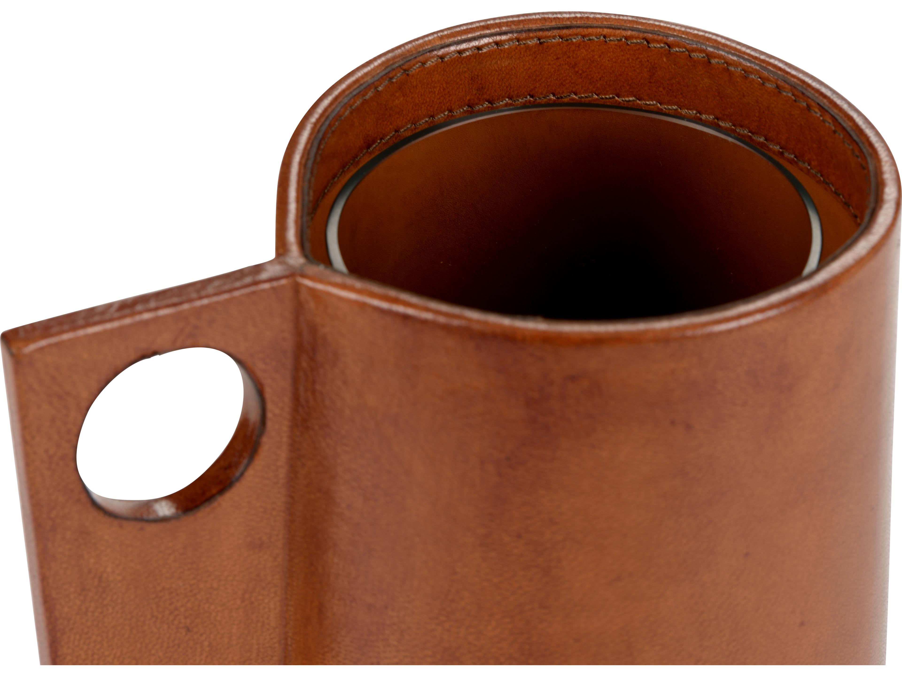 Chelsea House Leather Vase