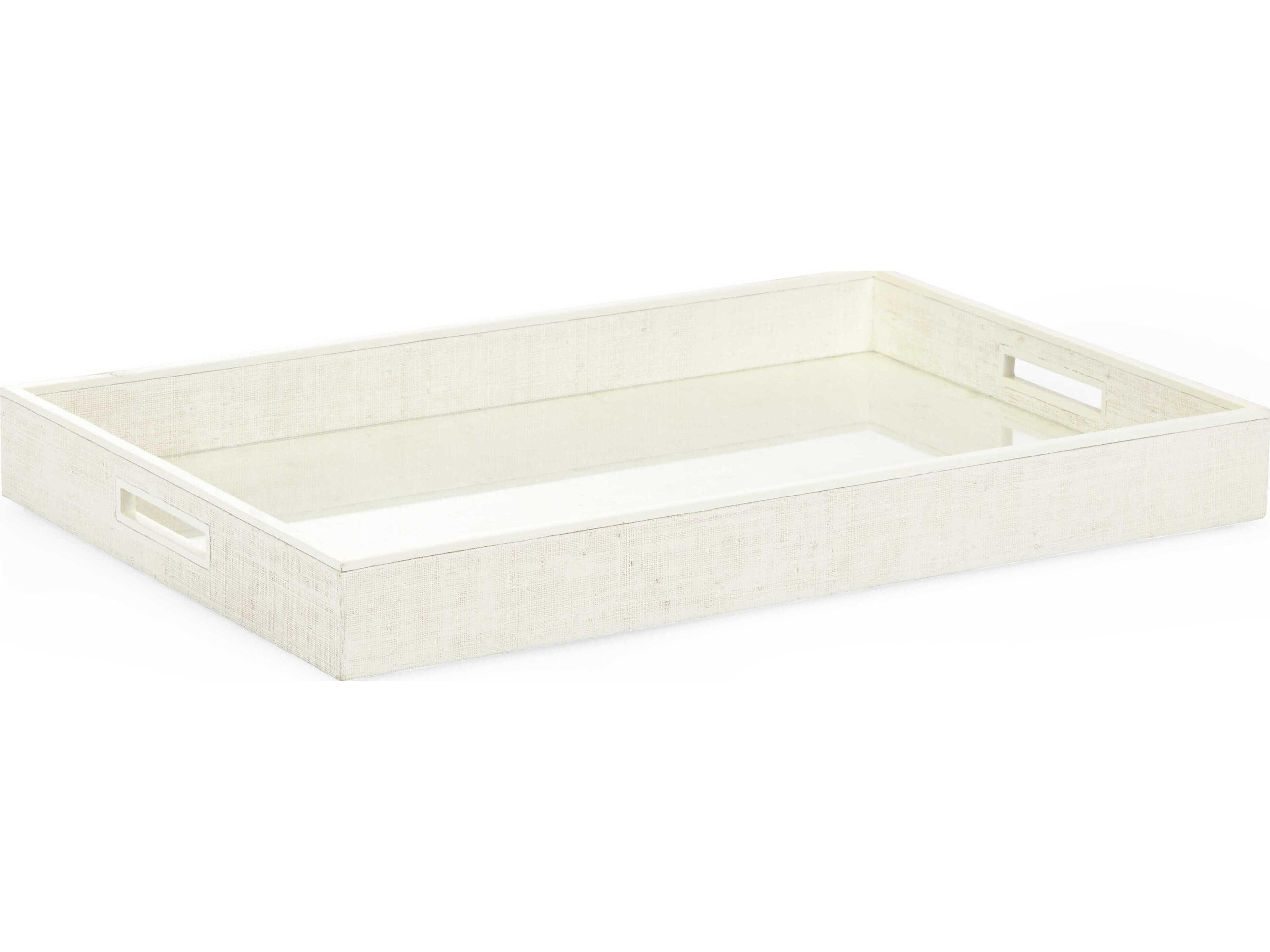 Chelsea House Jamie Merida Kiawah Tray - White