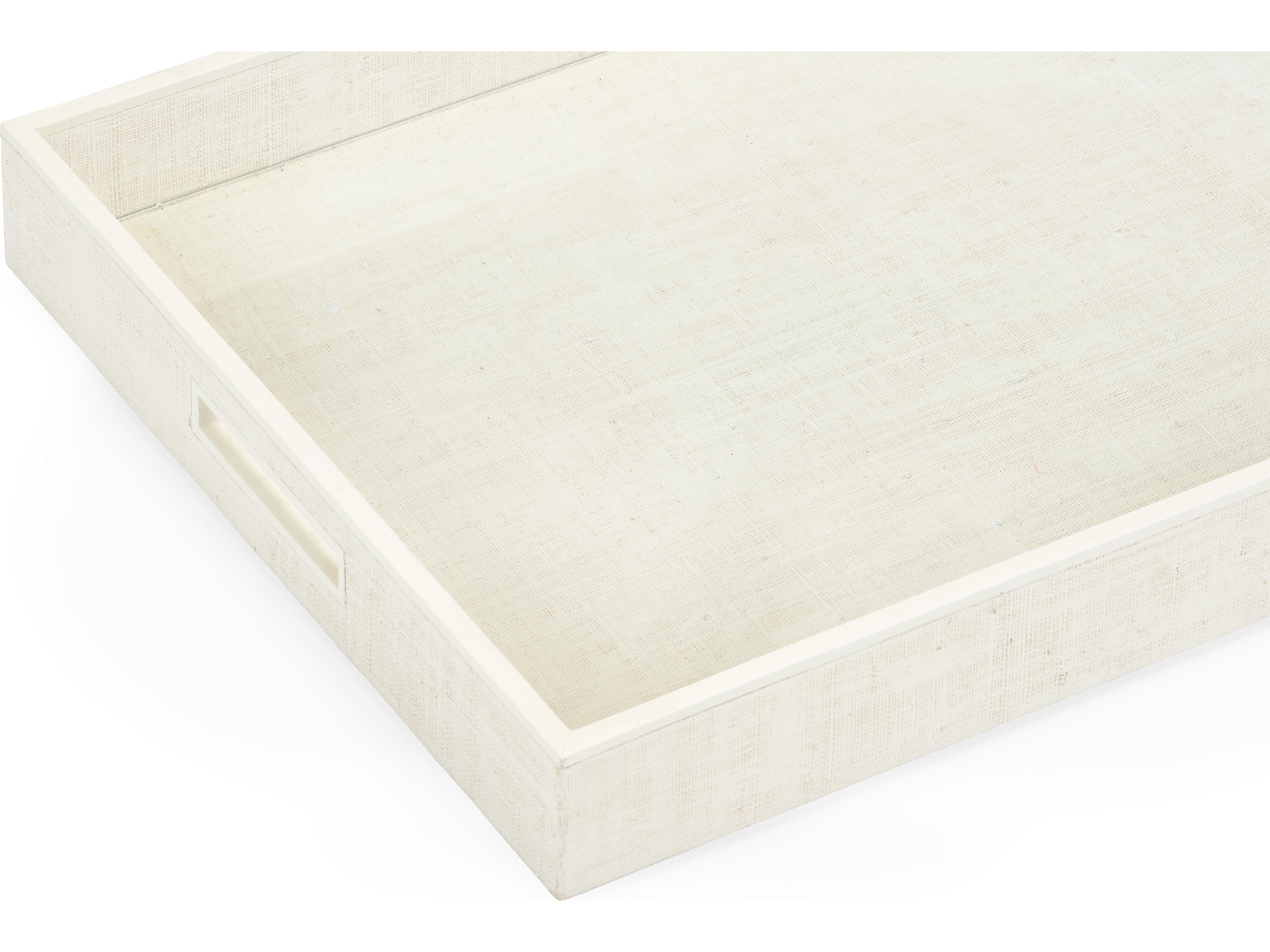 Chelsea House Jamie Merida Kiawah Tray - White
