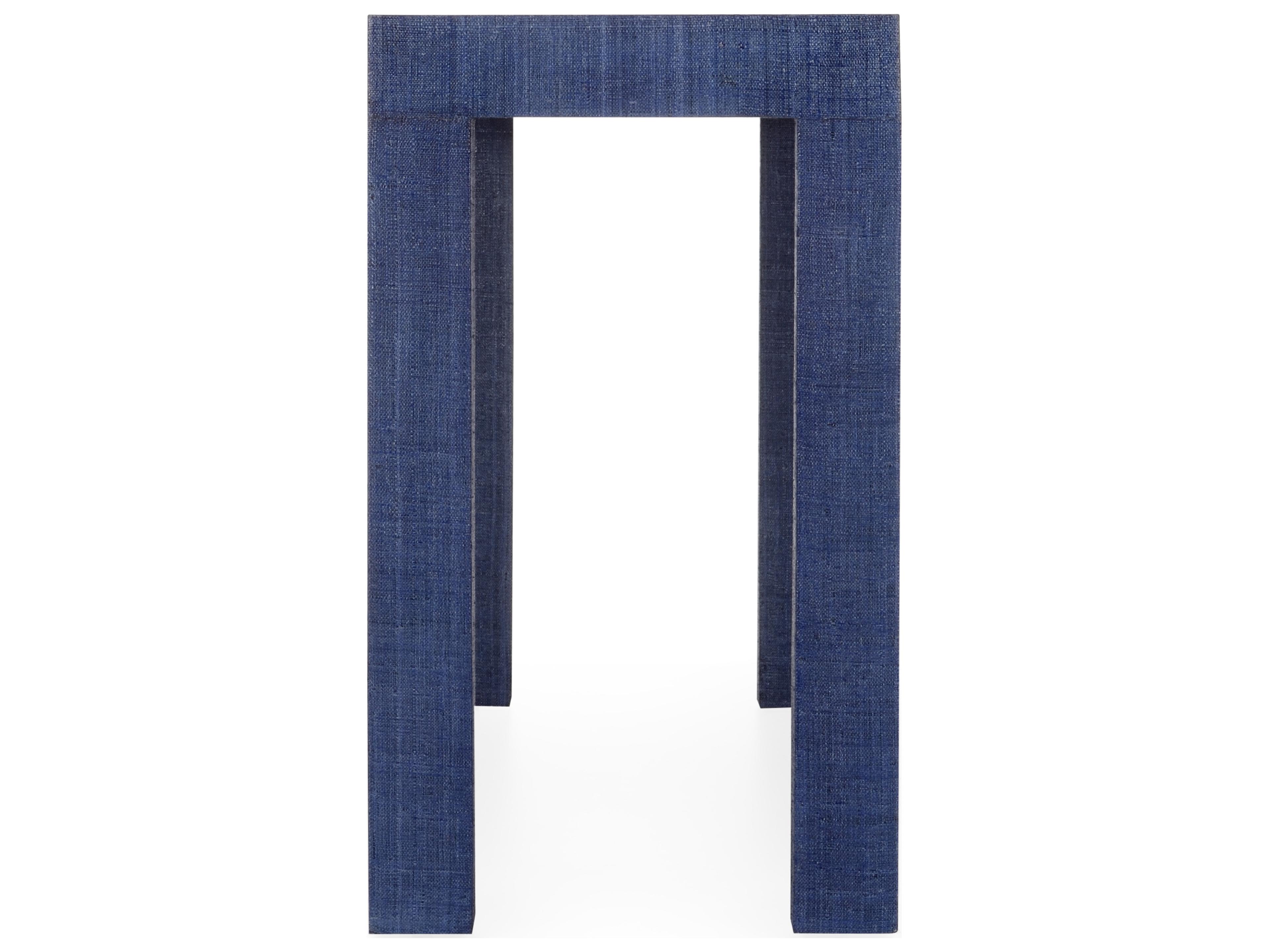 Chelsea House Jamie Merida Sanibel Rectangular Fabric Console - Blue