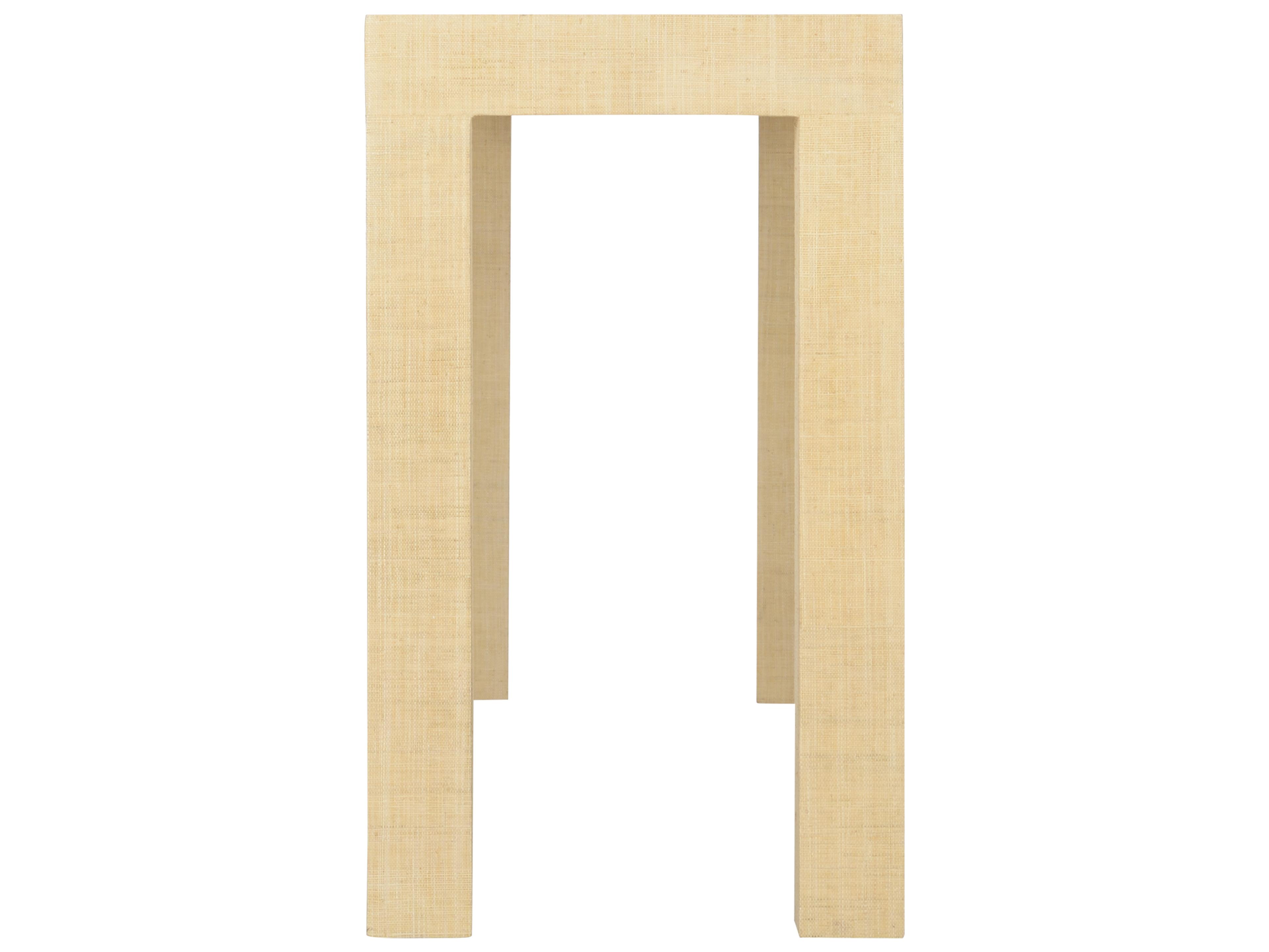 Chelsea House Jamie Merida Sanibel Rectangular Fabric Console - Natural