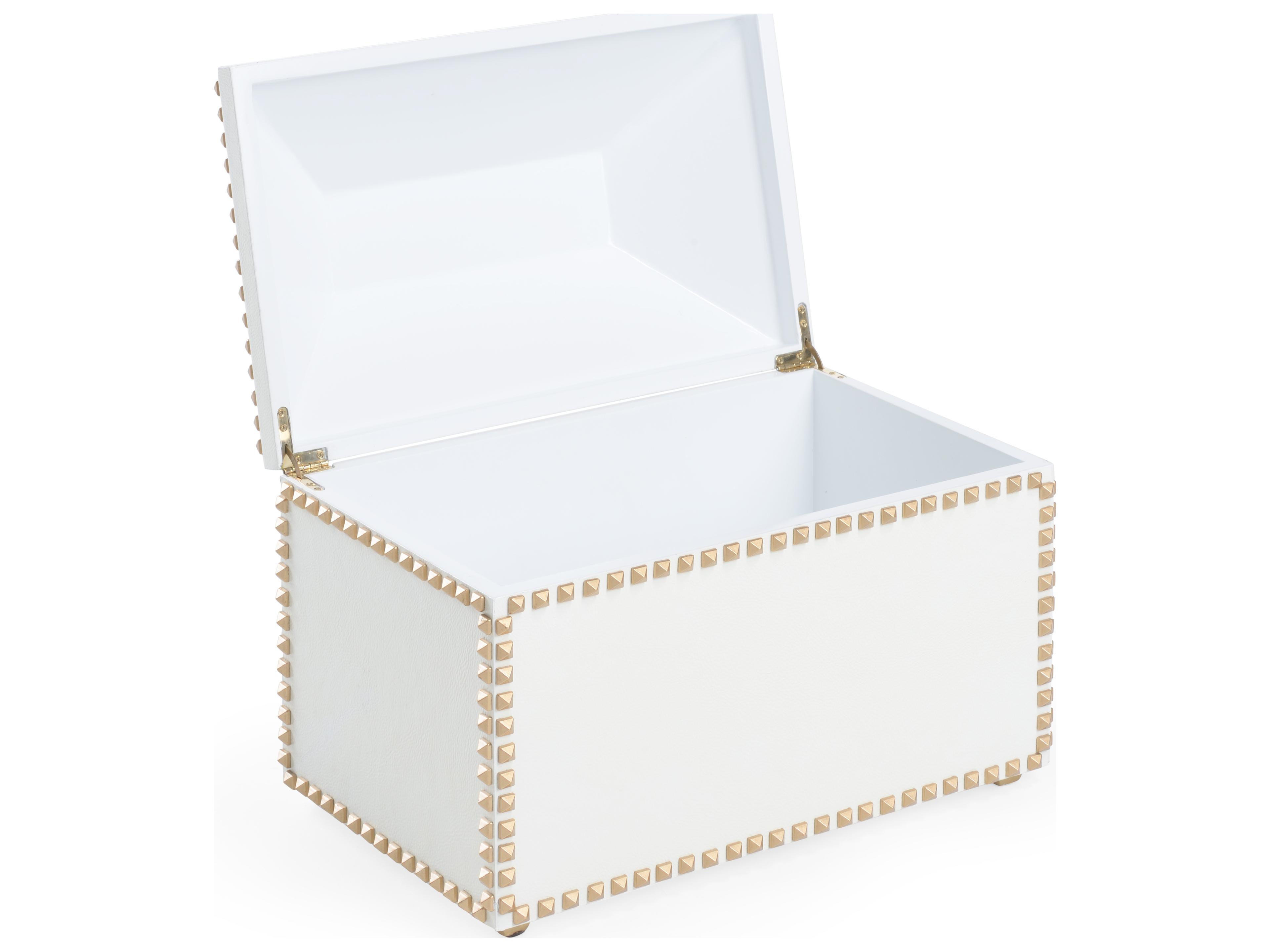 Chelsea House Shayla Copas Chic Studded Box - White