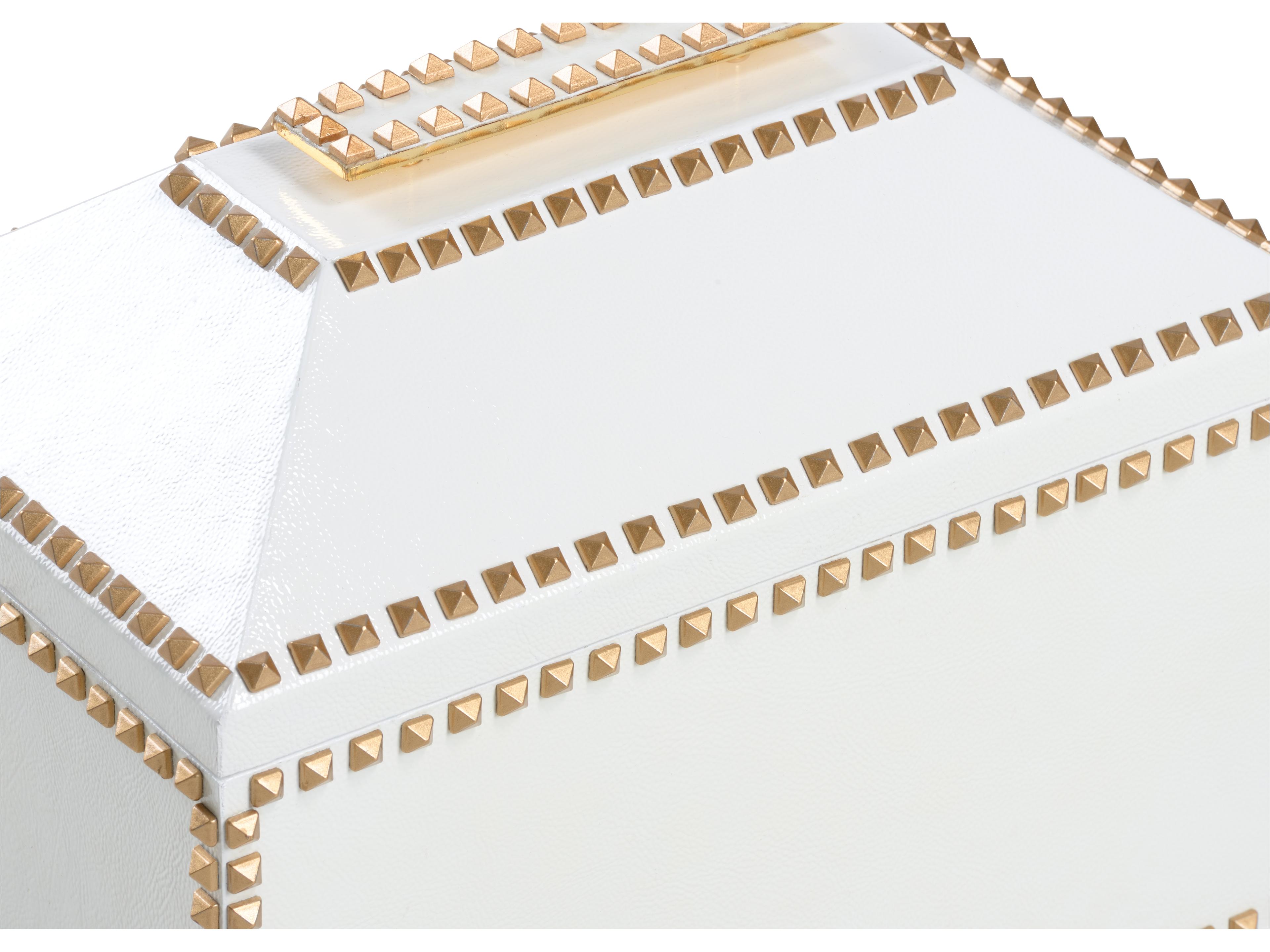 Chelsea House Shayla Copas Chic Studded Box - White