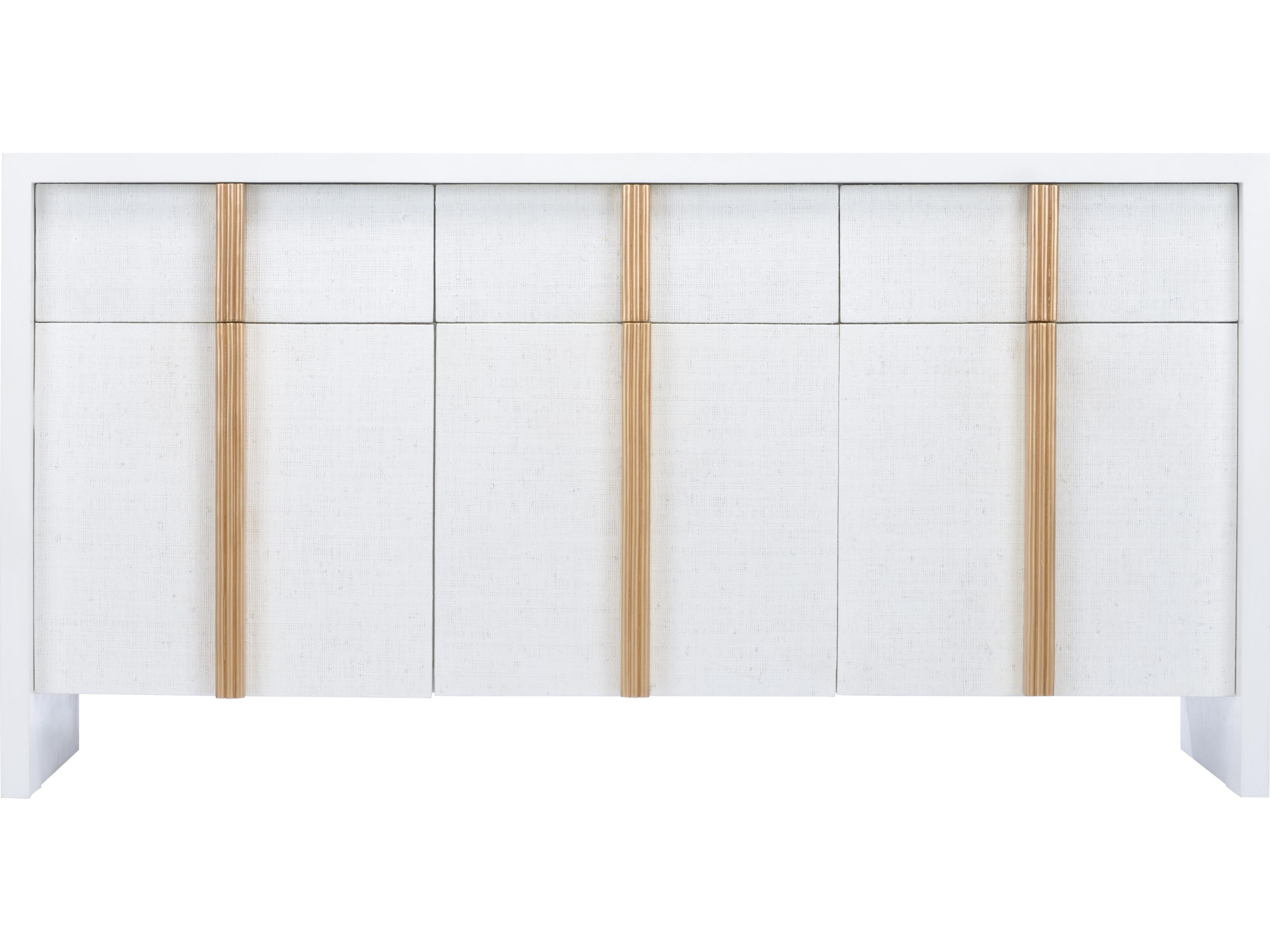 Chelsea House Claire Bell White Gold Solid Wood Accent Chest