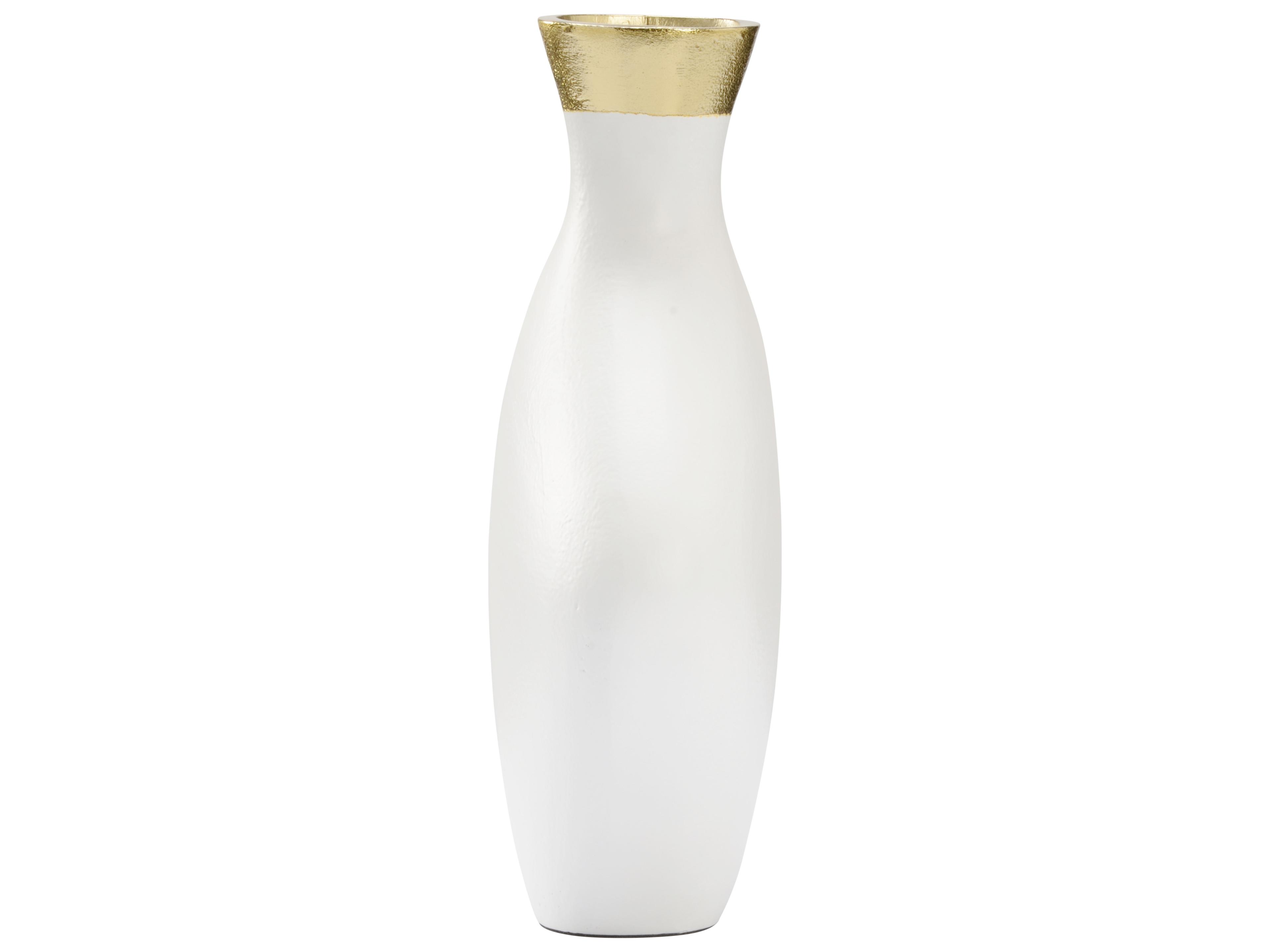 Chelsea House Asymmetric Vase - White