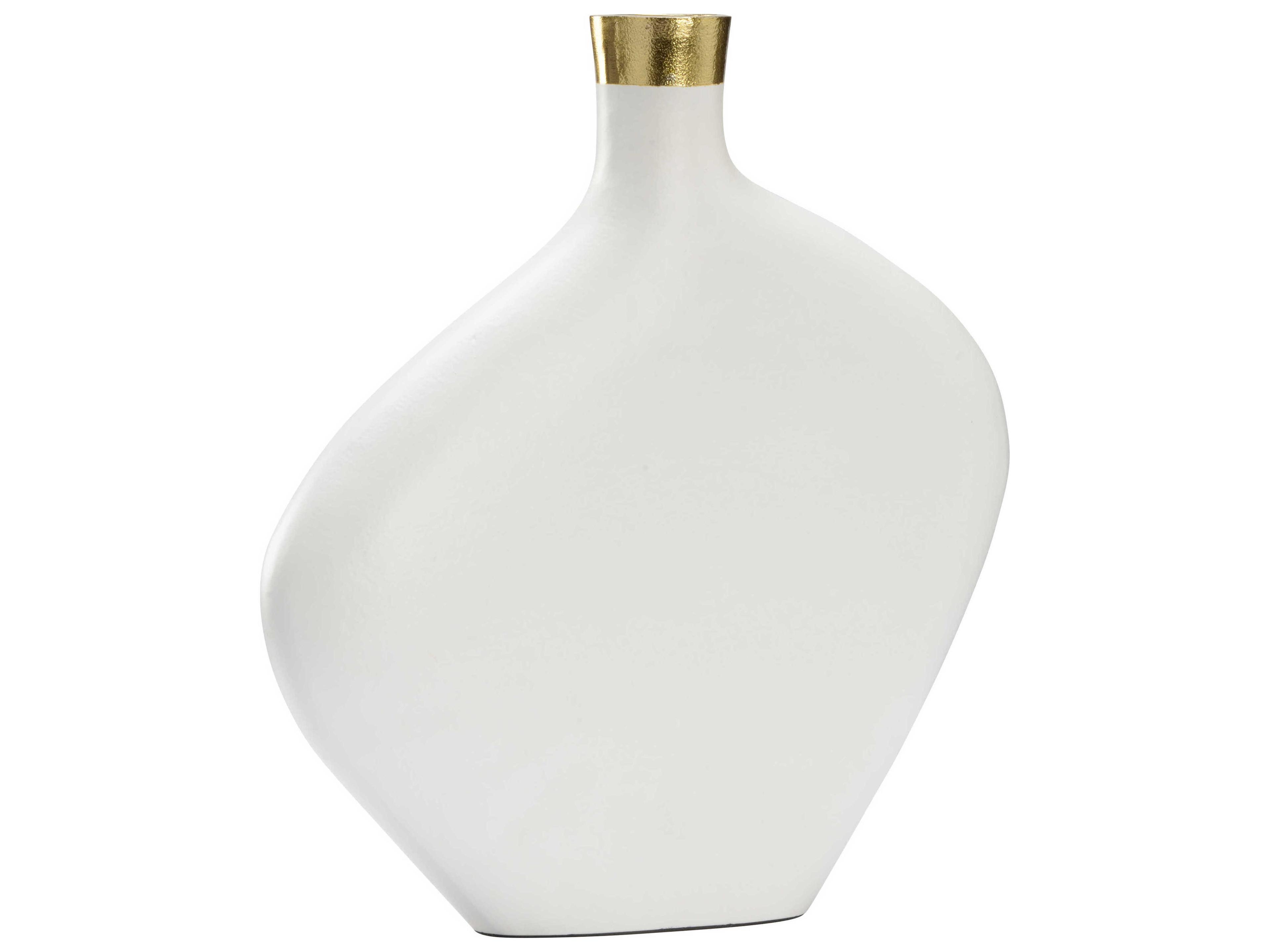 Asymmetric Vase - White