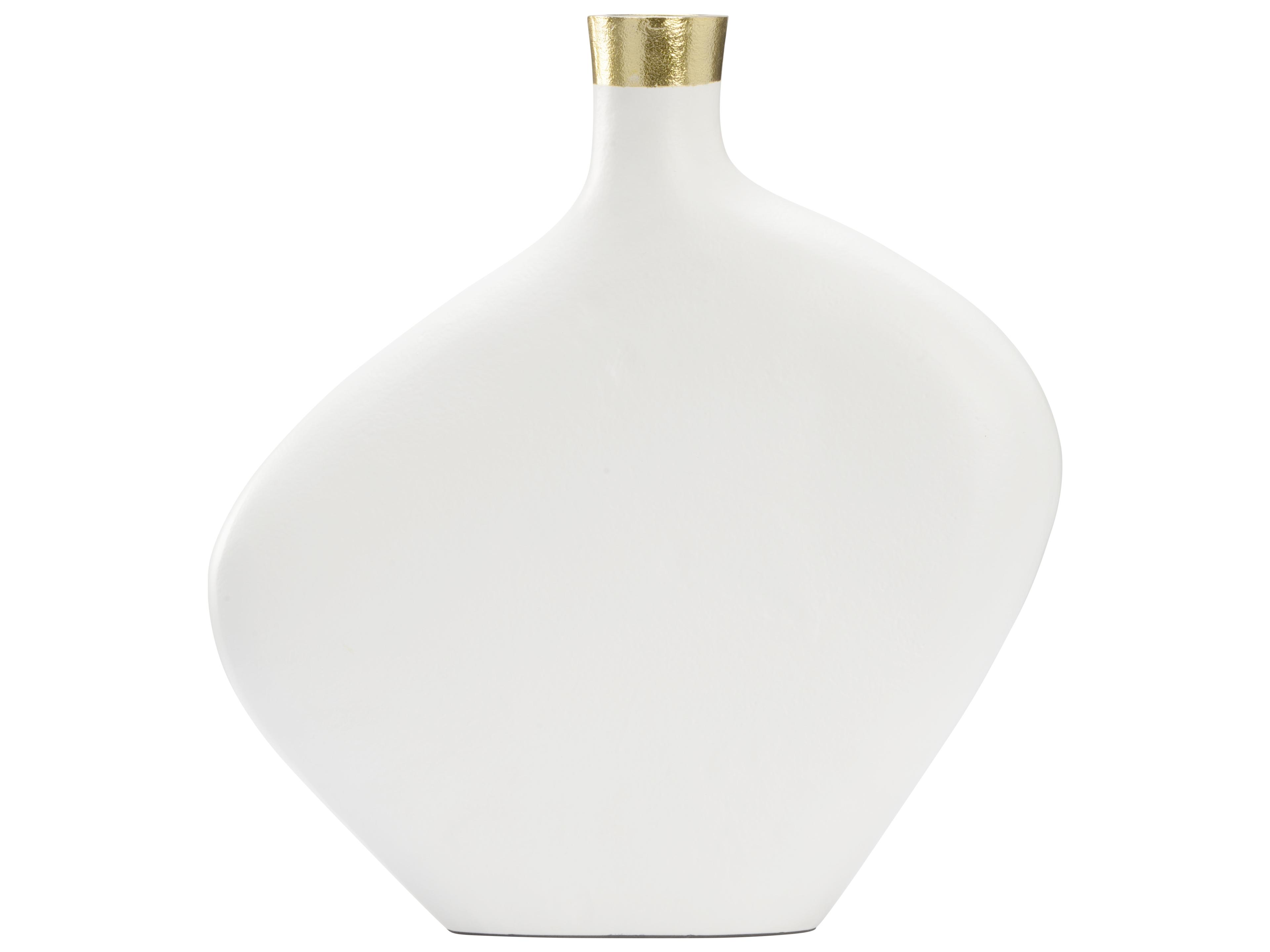 Chelsea House Asymmetric Vase - White