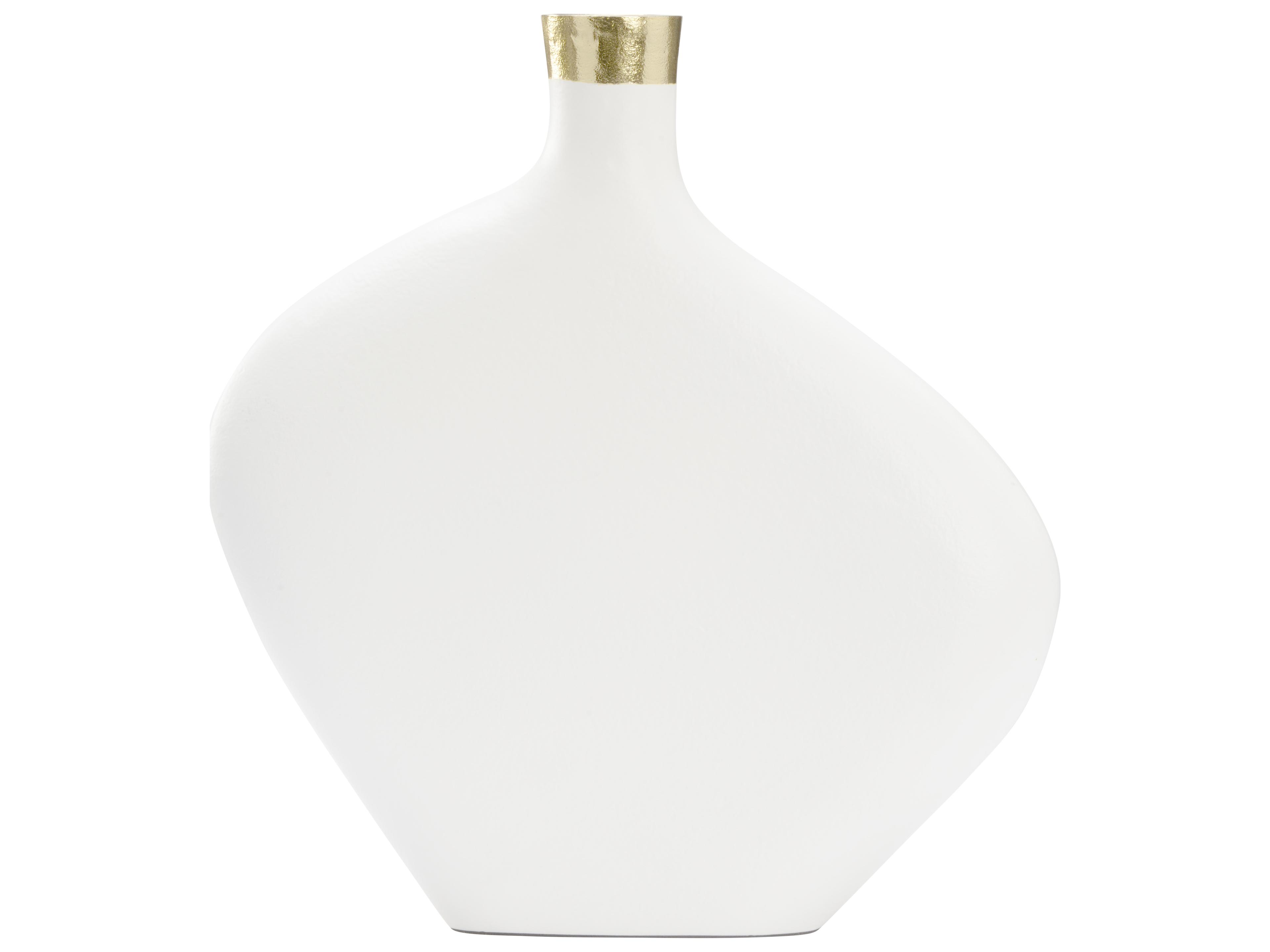 Chelsea House Asymmetric Vase - White