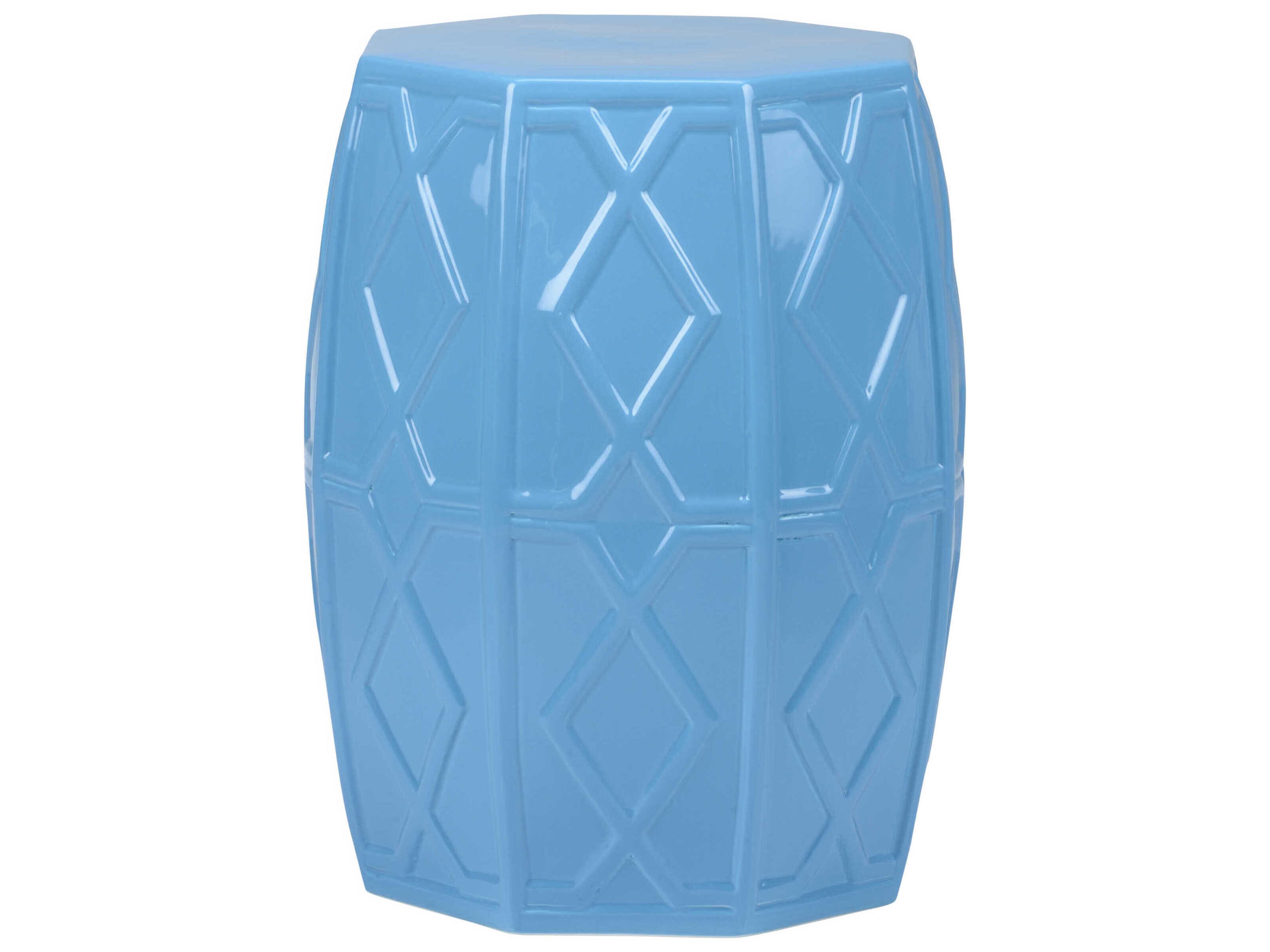 Shayla Copas Blue Accent Stool