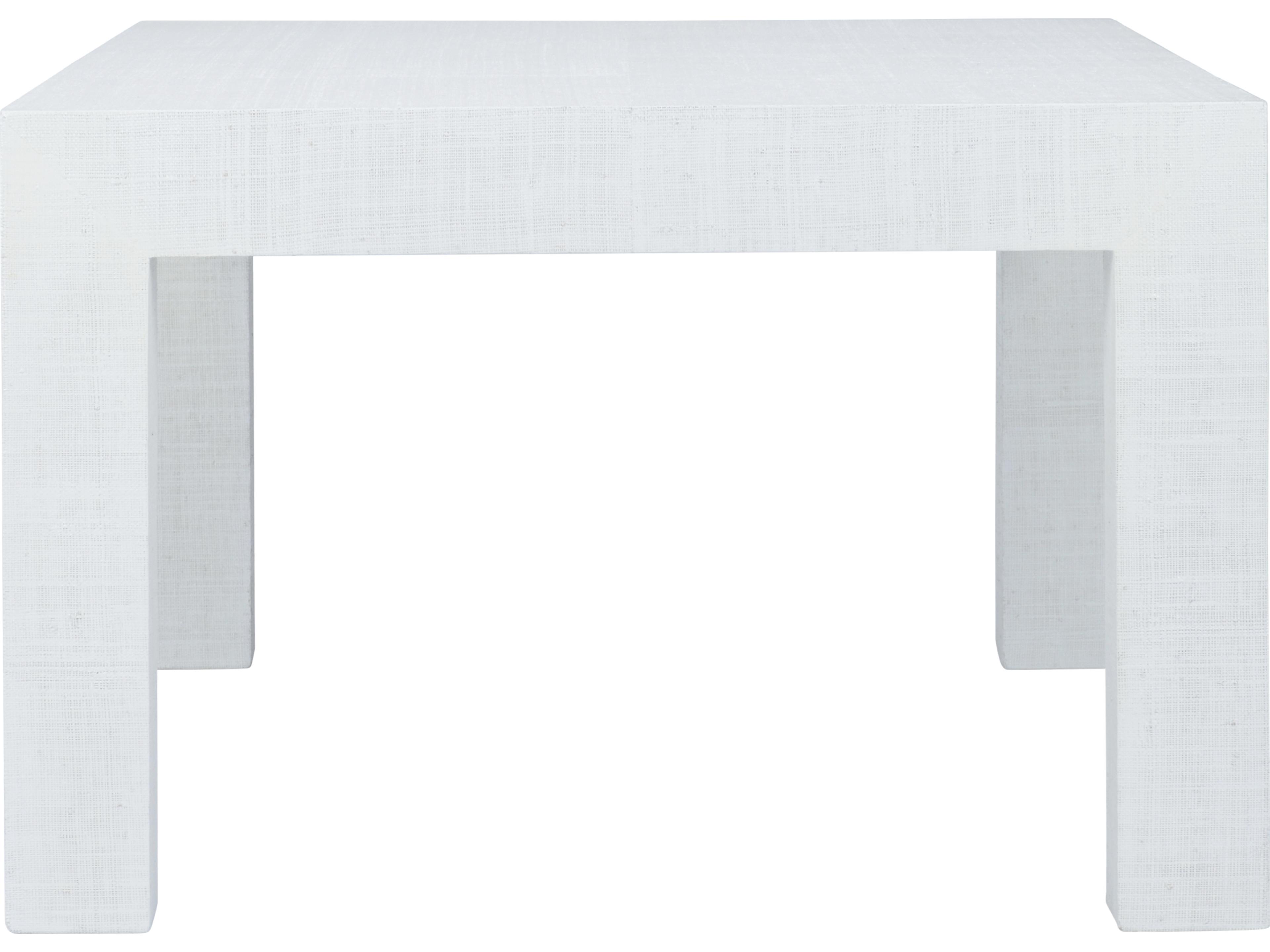 Chelsea House Jamie Merida Sanibel Rectangular Fabric Coffee Table - White
