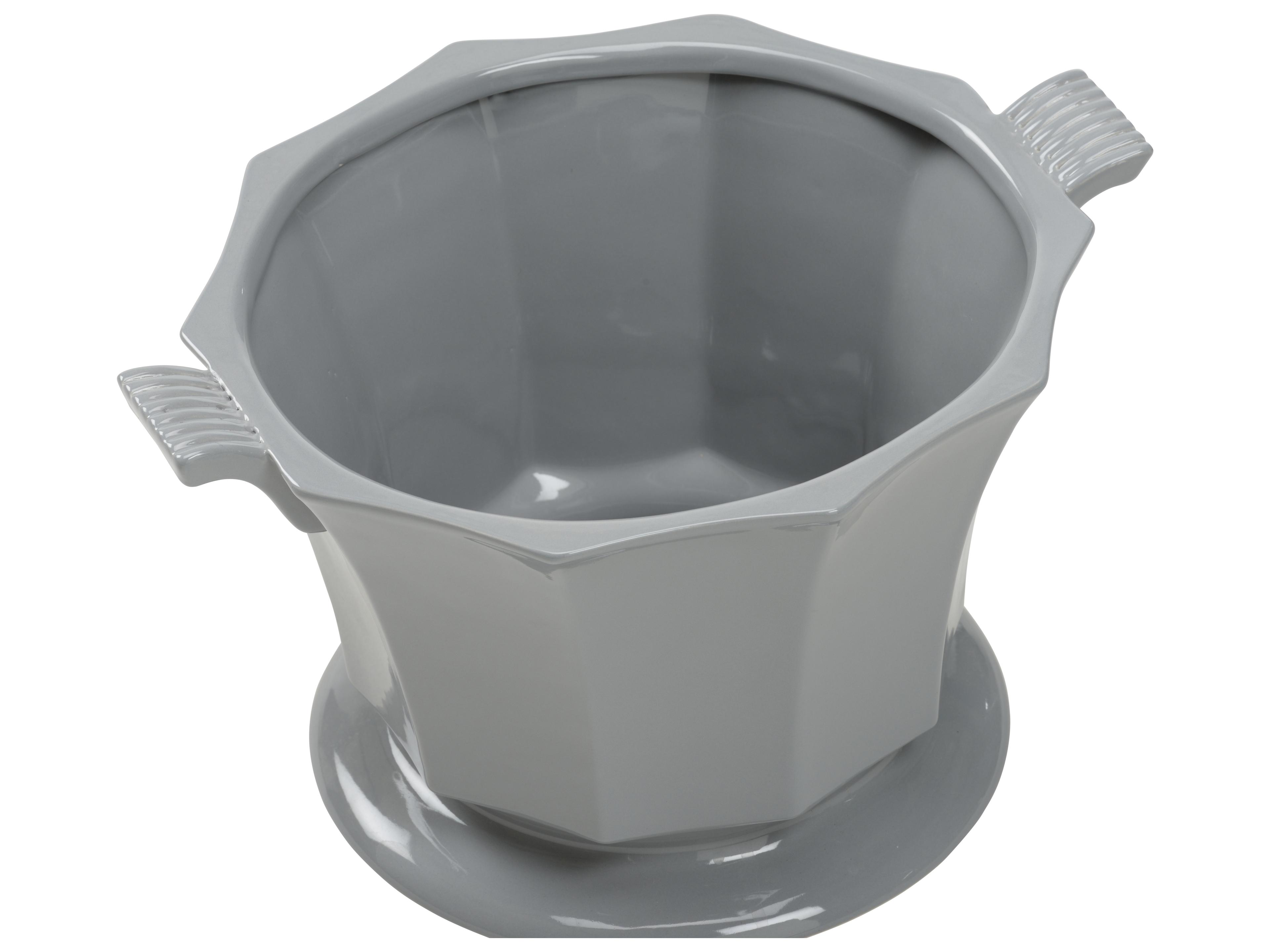 Chelsea House Bill Cain Baron Cachepot - Gray