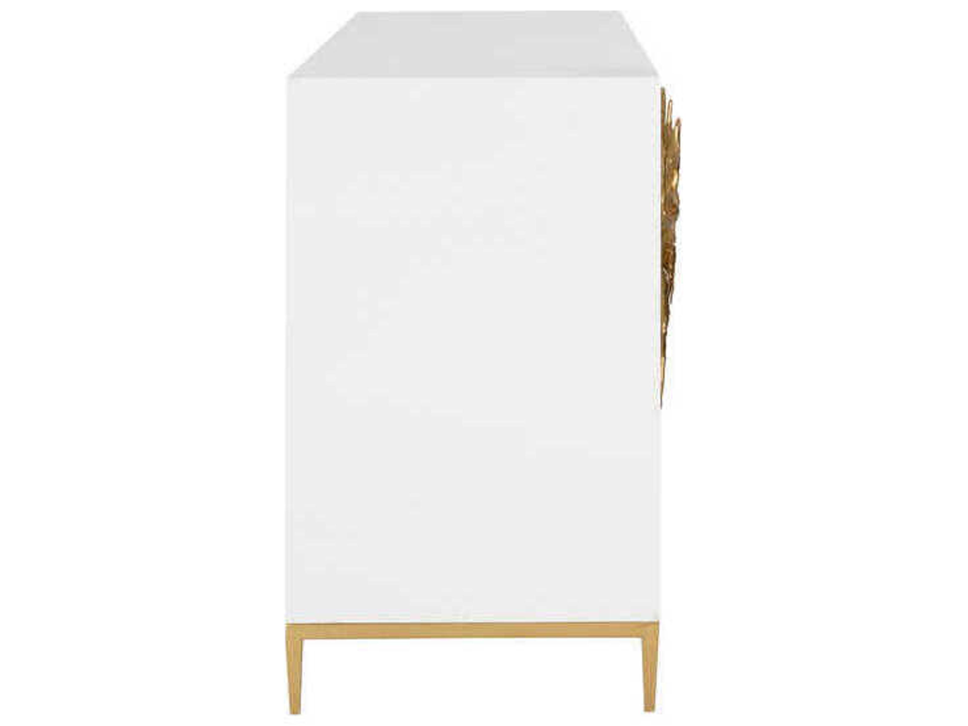 Chelsea House Shayla Copas 84" White Branch Sideboard