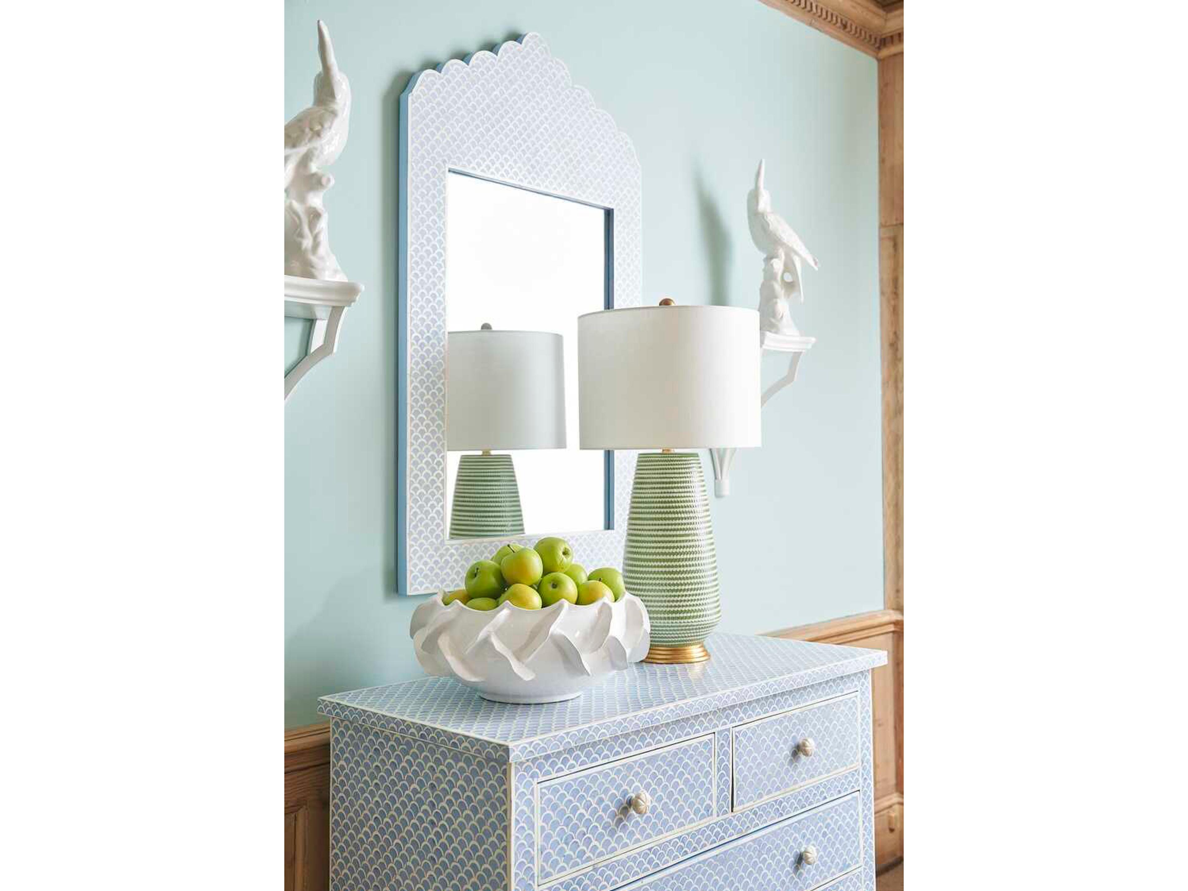 Chelsea House Shard Glossy White Decorative Bowl