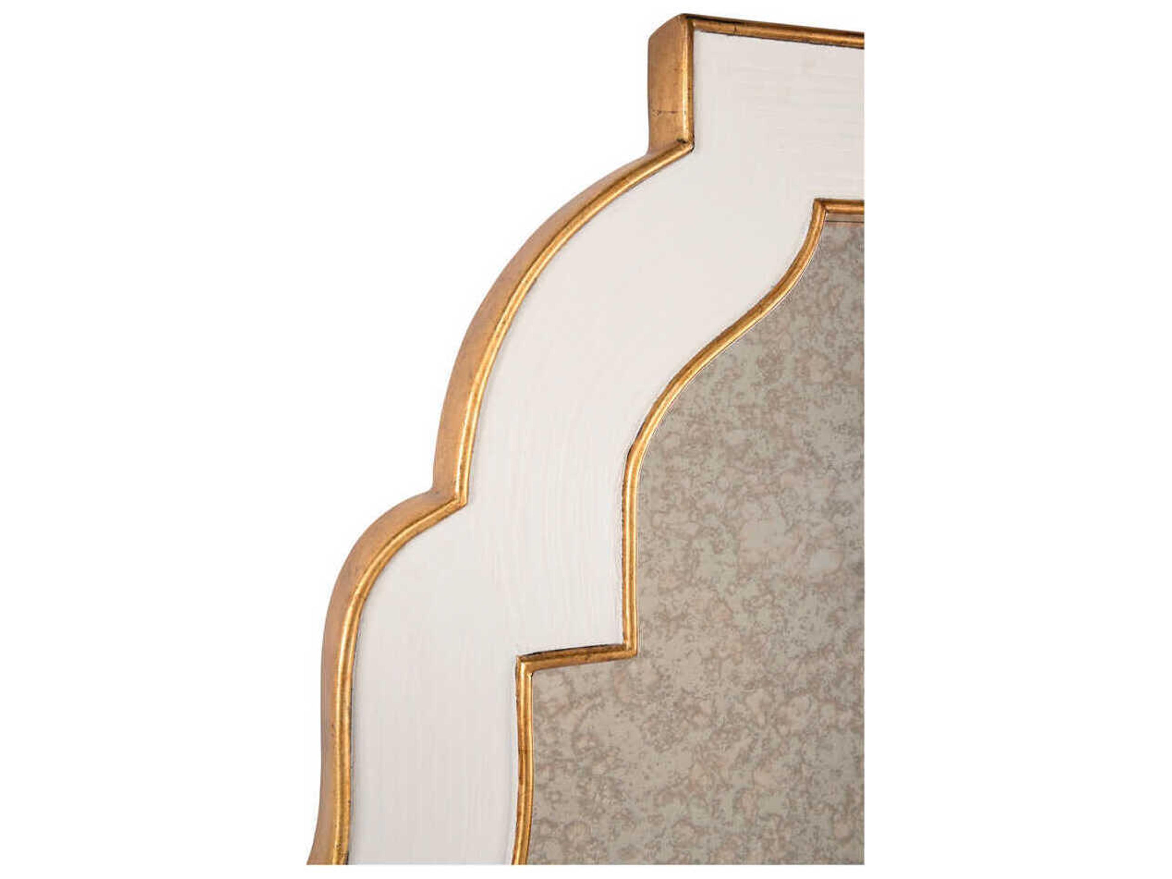 Chelsea House Bradshaw Orrell Radison Bradshaw Orrell Antique White Gold Leaf Mirror