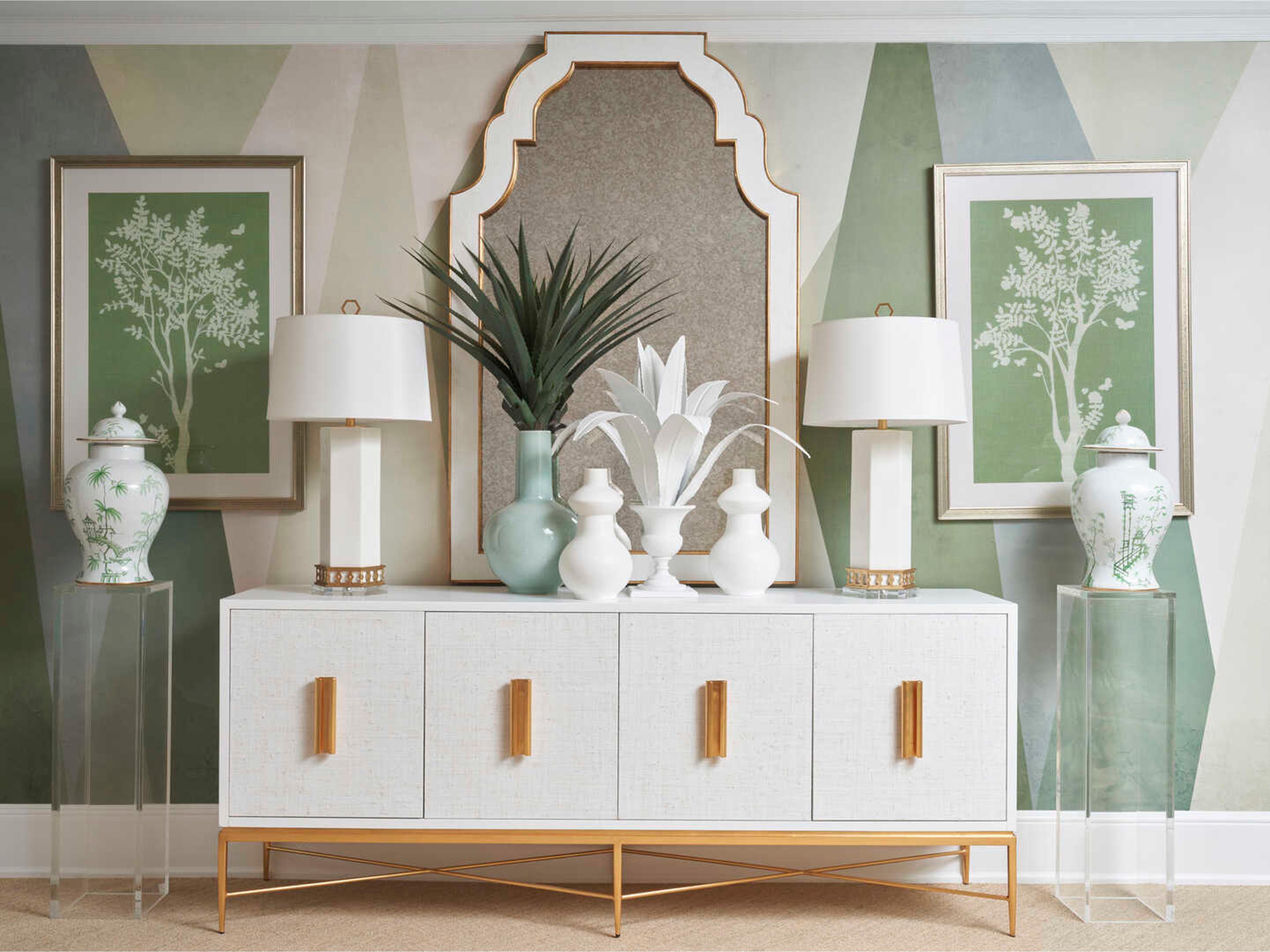 Chelsea House Bradshaw Orrell Radison Bradshaw Orrell Antique White Gold Leaf Mirror