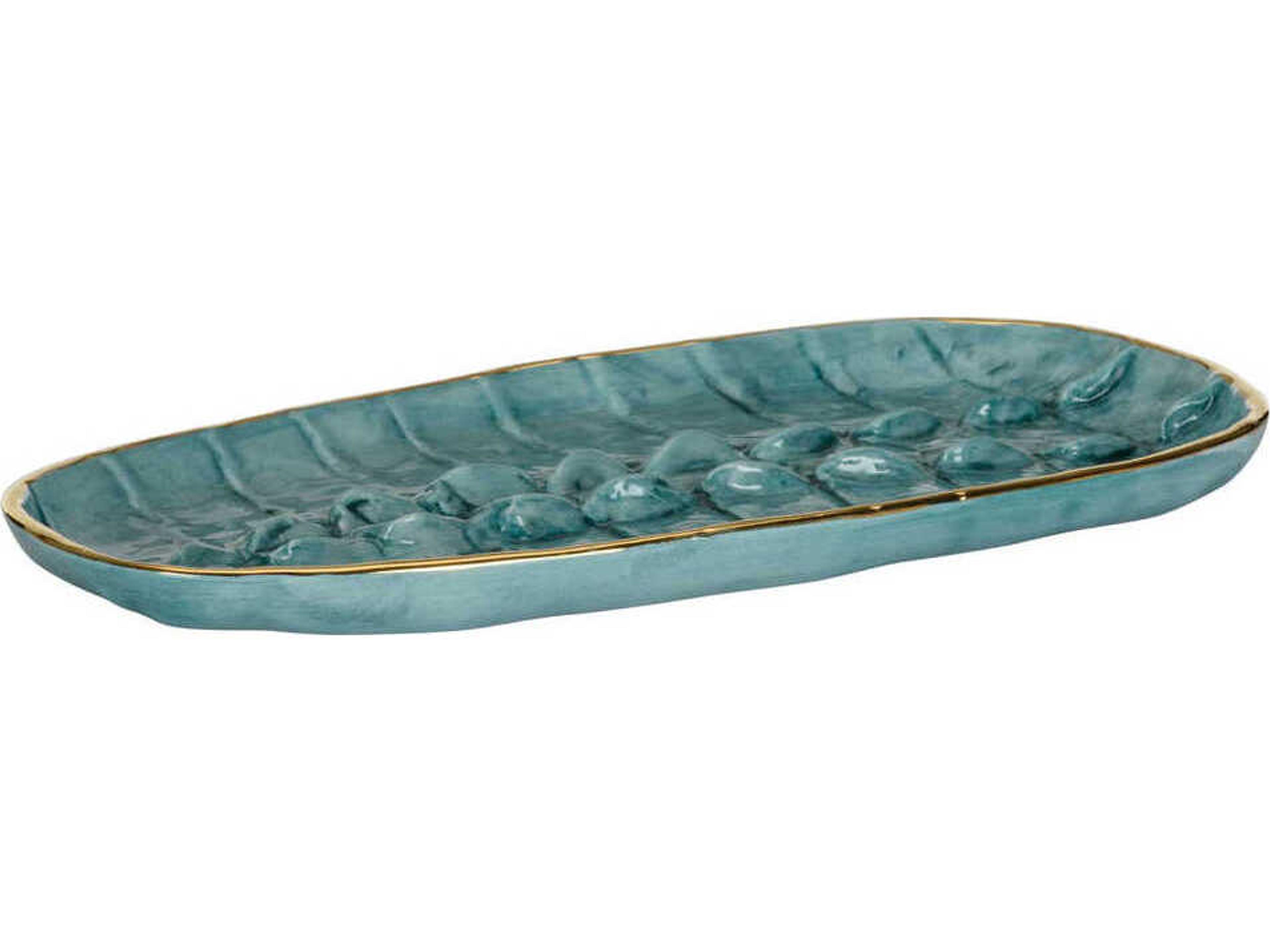 Chelsea House Blue Crocodile Serving Tray