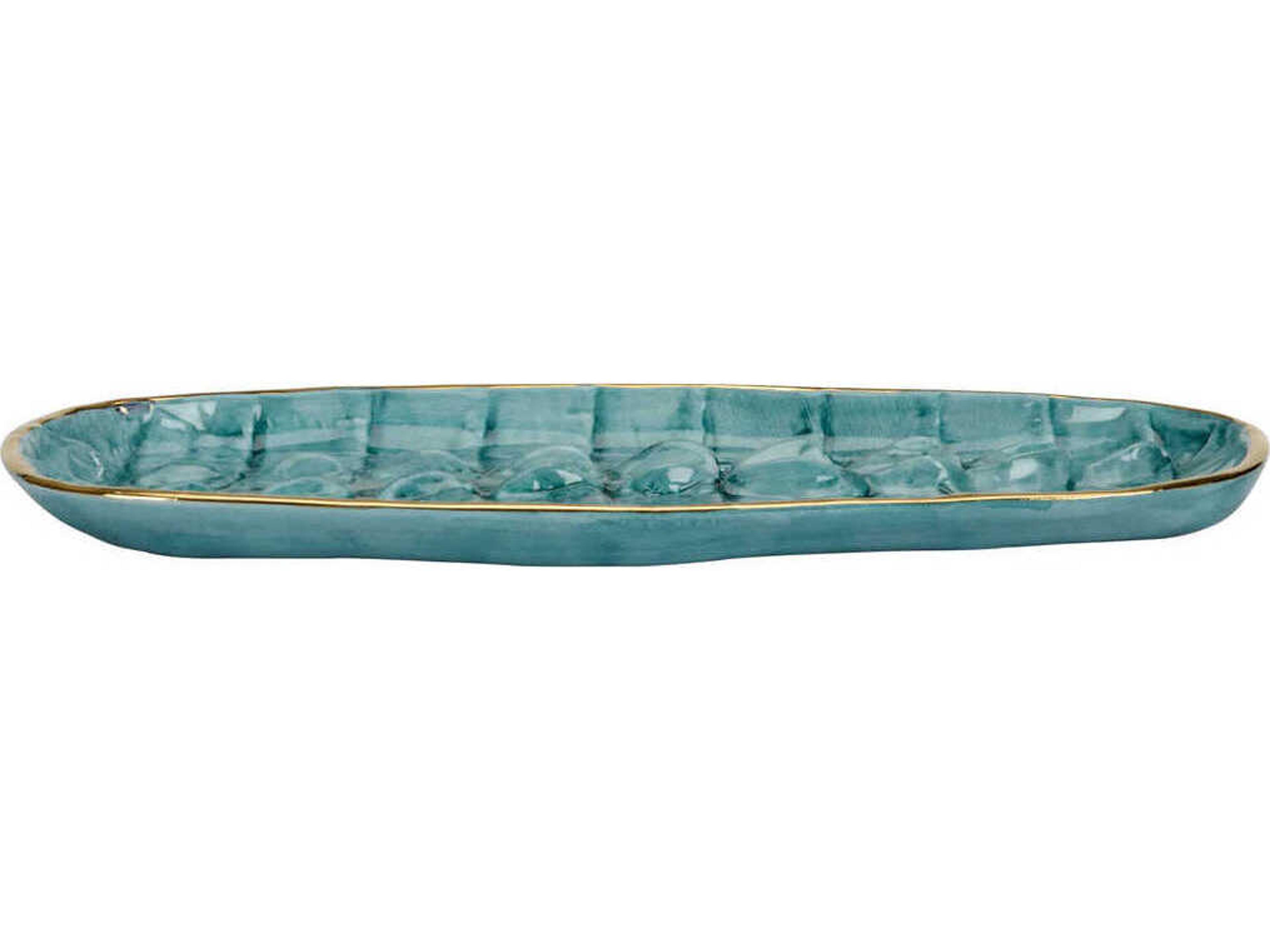 Chelsea House Blue Crocodile Serving Tray