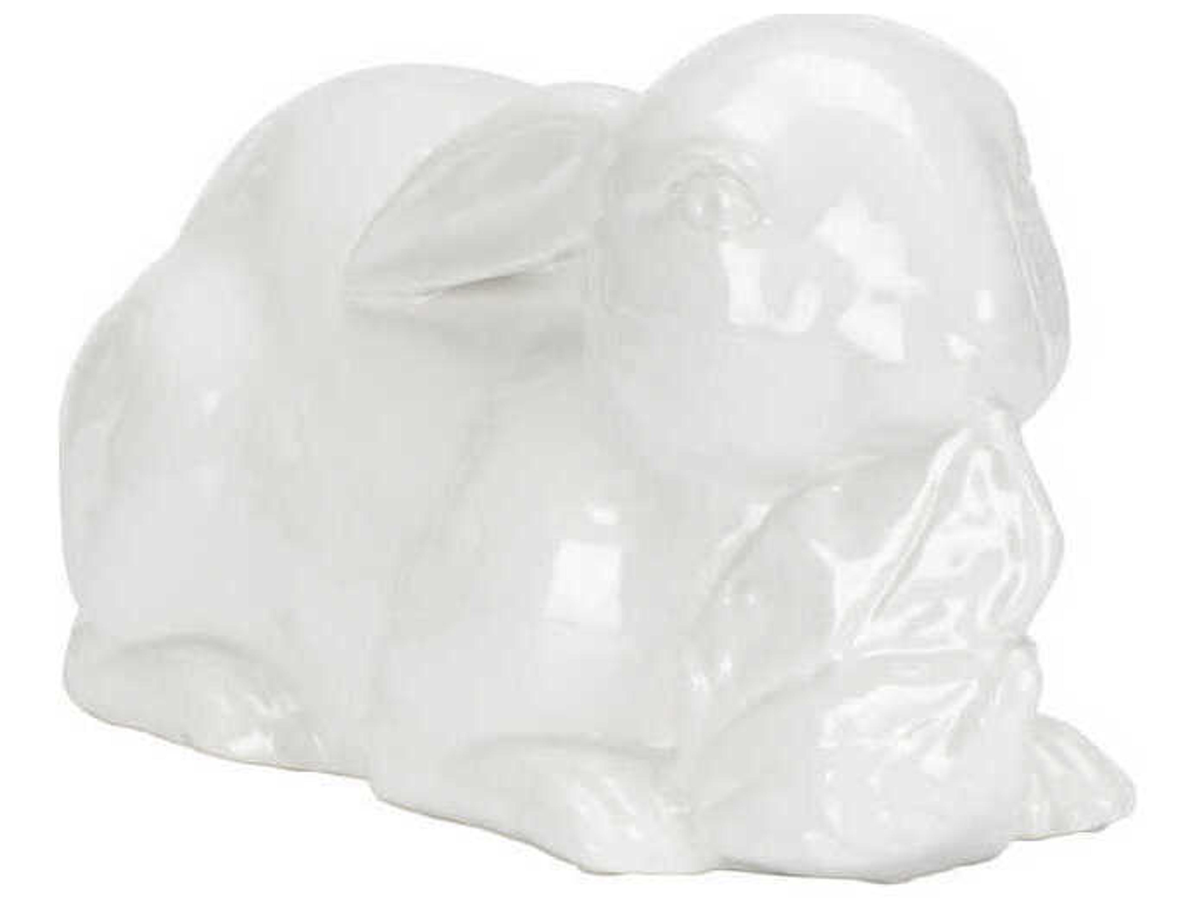 Chelsea House White Staffordshire Rabbit Sculpture