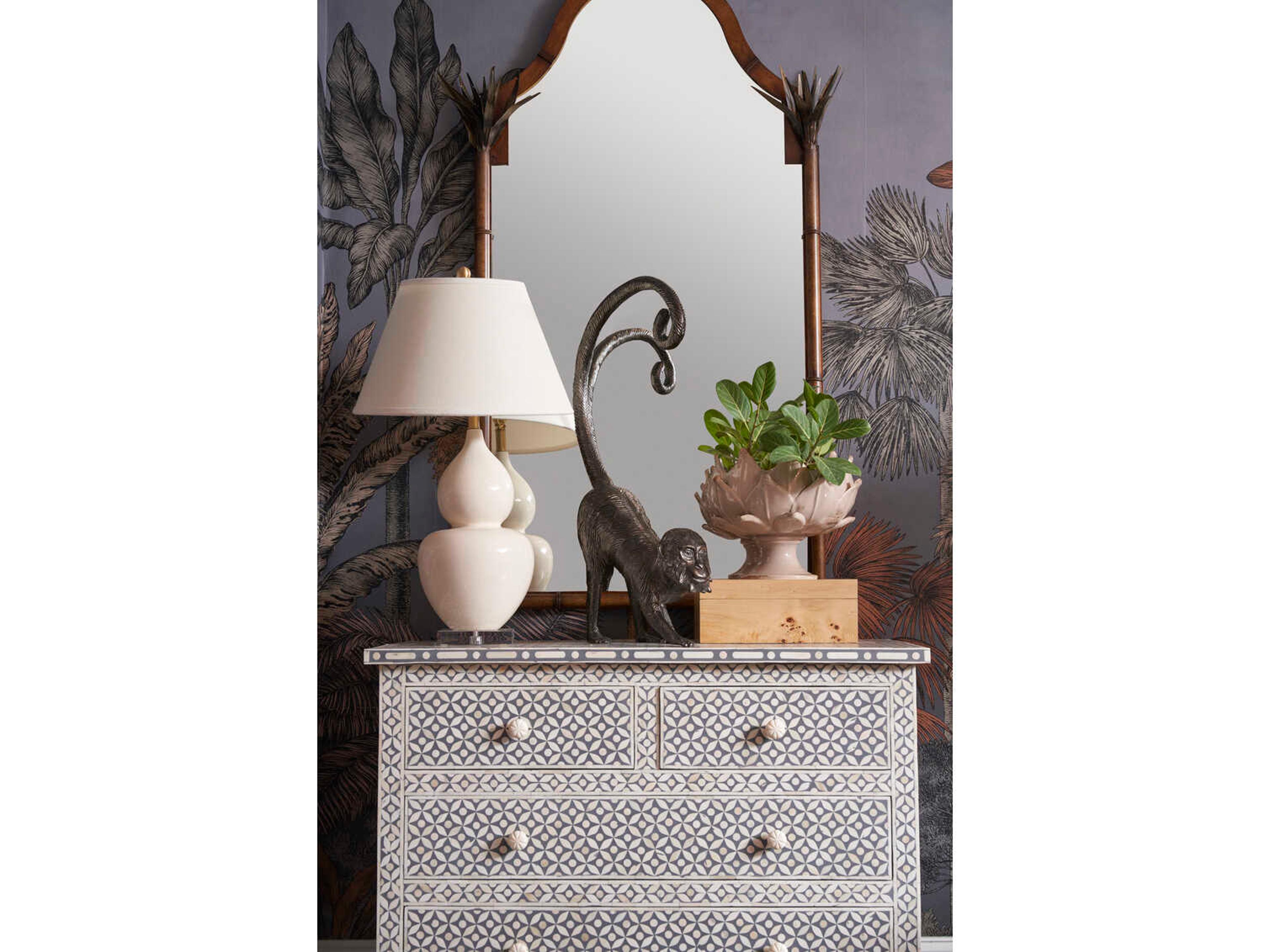 Chelsea House Dark Beige Leaf Vase